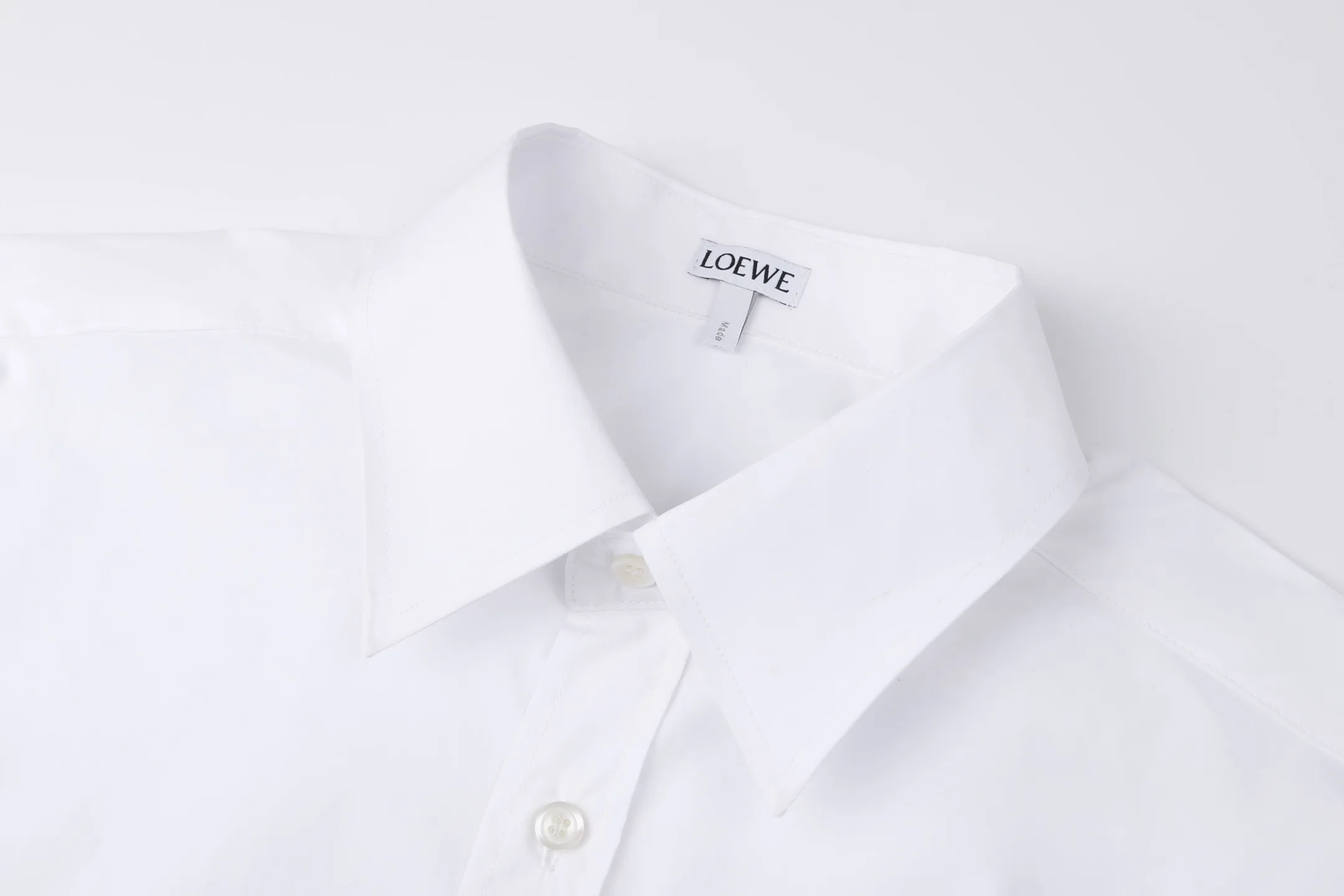 Anagram Embroidered Cotton Poplin Shirt D22023201 — view 3