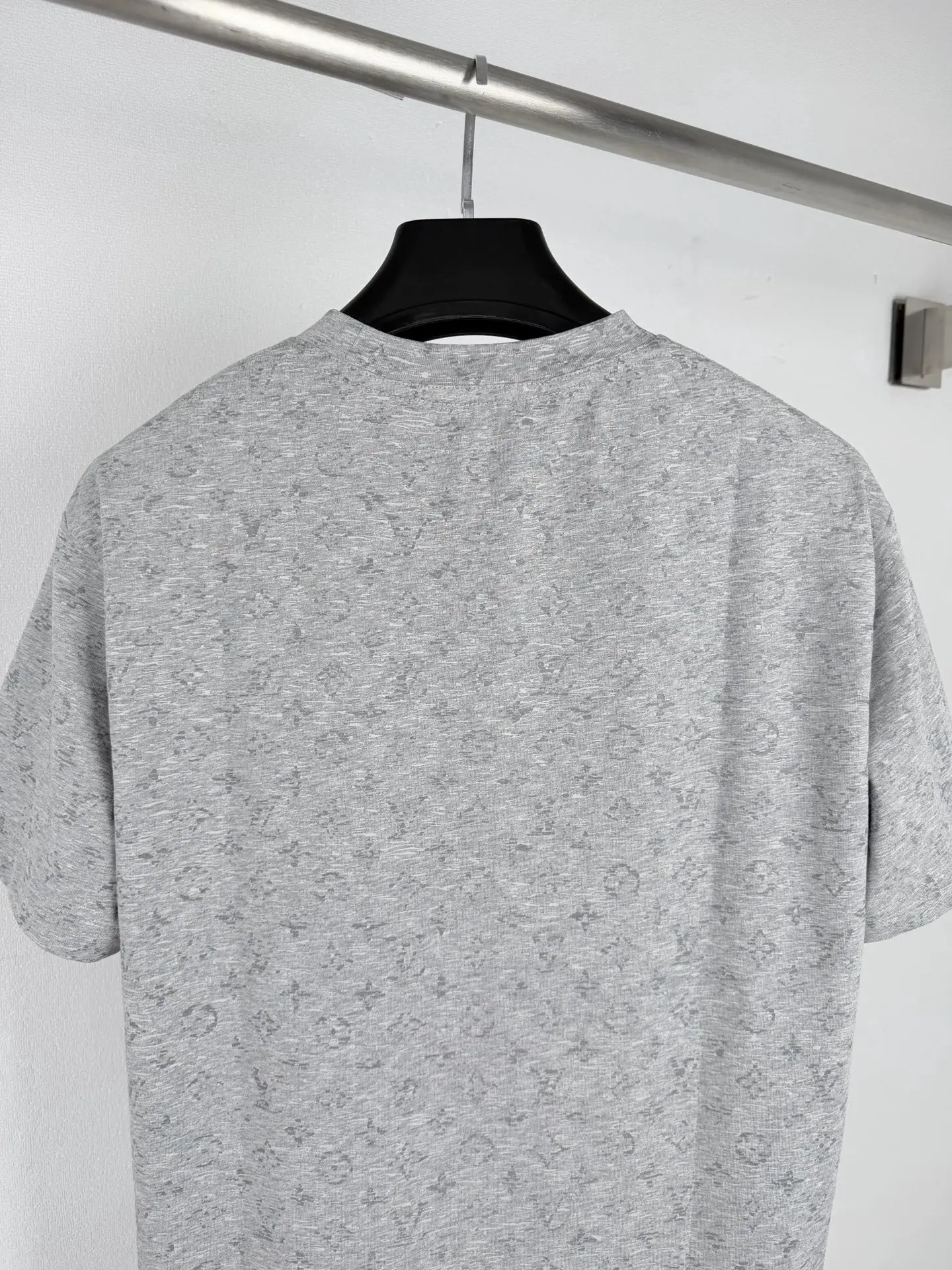 Monogram Reflective Print Cotton T-Shirt D22022861 — view 3