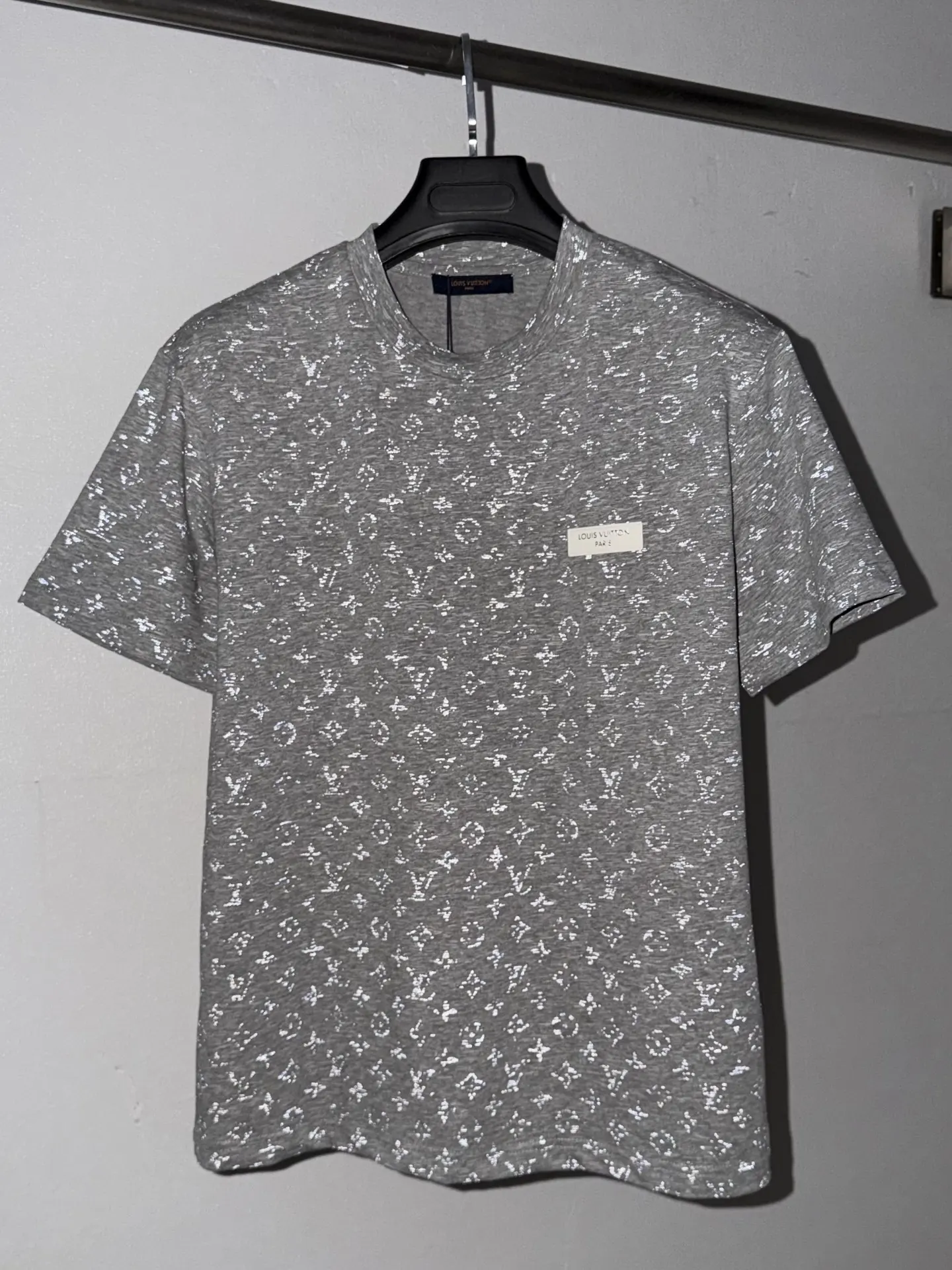 Monogram Reflective Print Cotton T-Shirt D22022861 — view 5