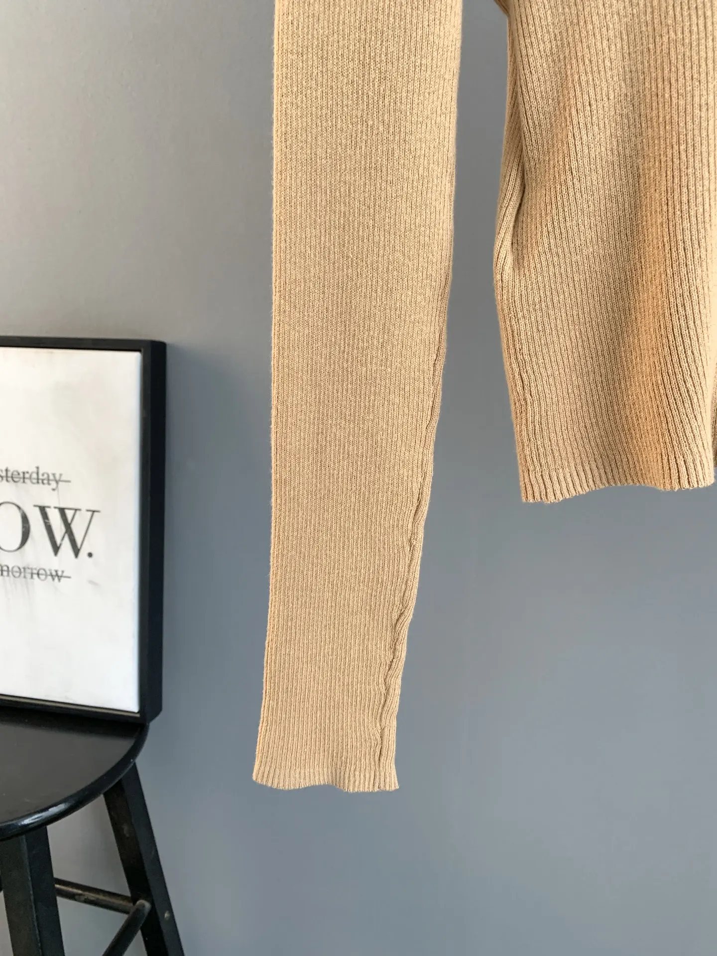 Logo Intarsia Ribbed Wool Sweater D22024060 — view 7