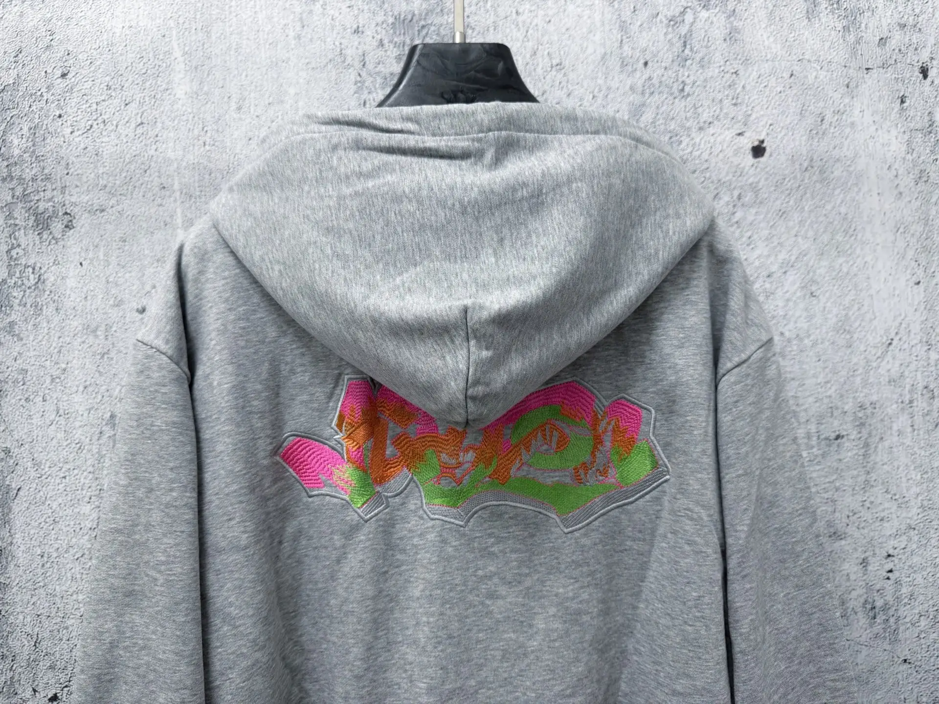 Embroidered Logo Zip-Up Hoodie D22524760 — view 8