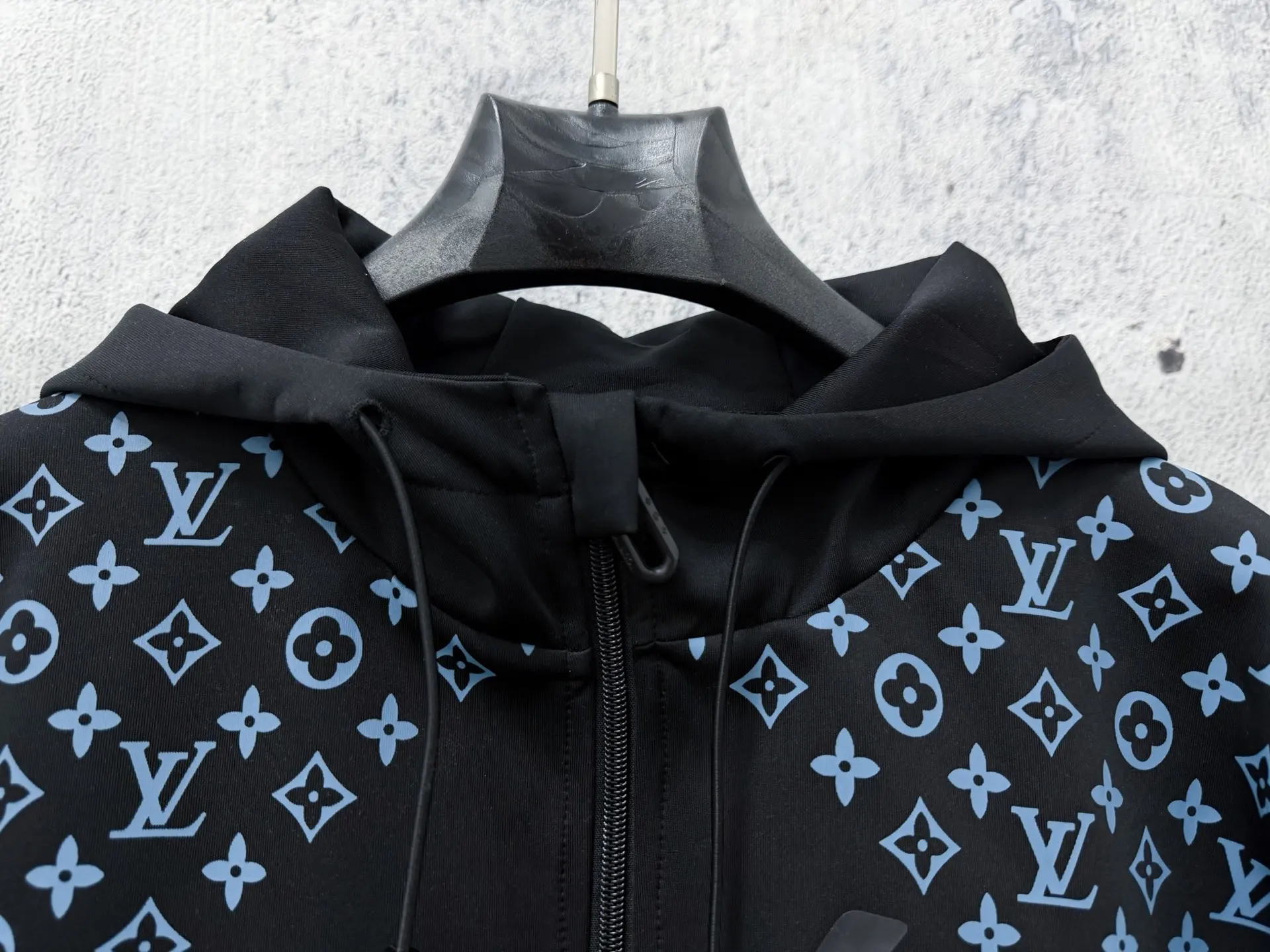 Monogram Print Zip-Up Hoodie D22524761 — view 4