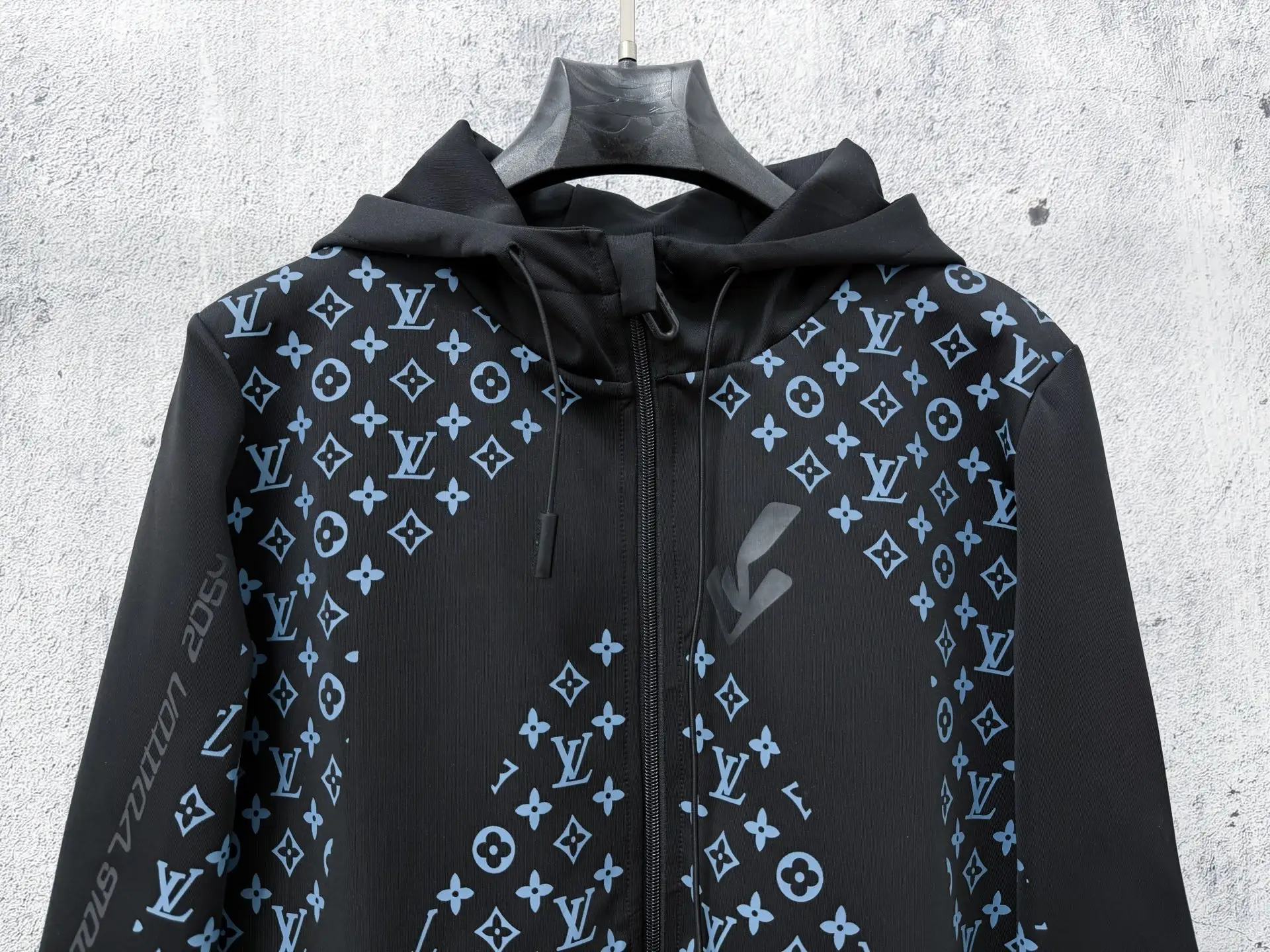 Monogram Print Zip-Up Hoodie D22524761 — view 5