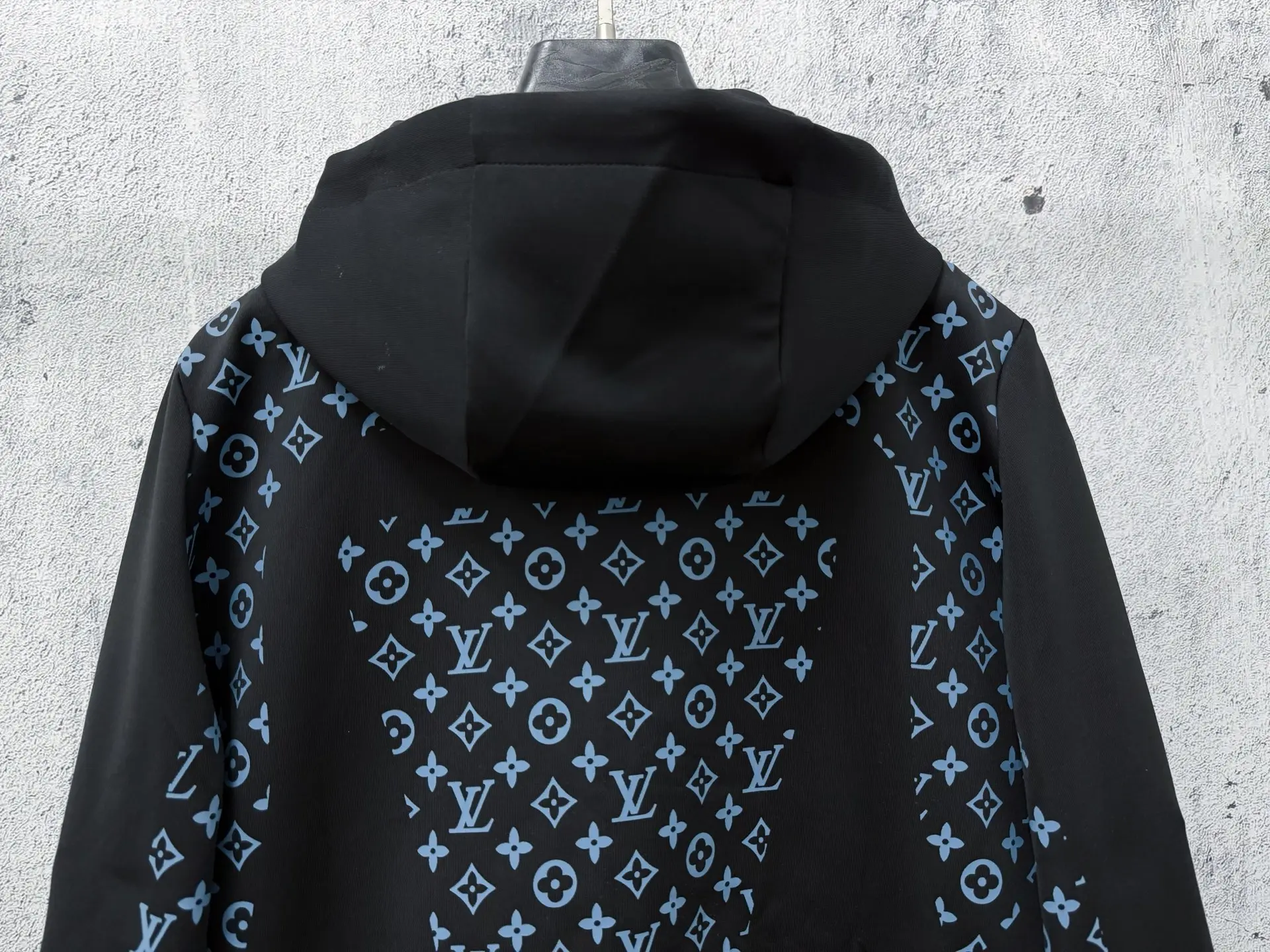 Monogram Print Zip-Up Hoodie D22524761 — view 9