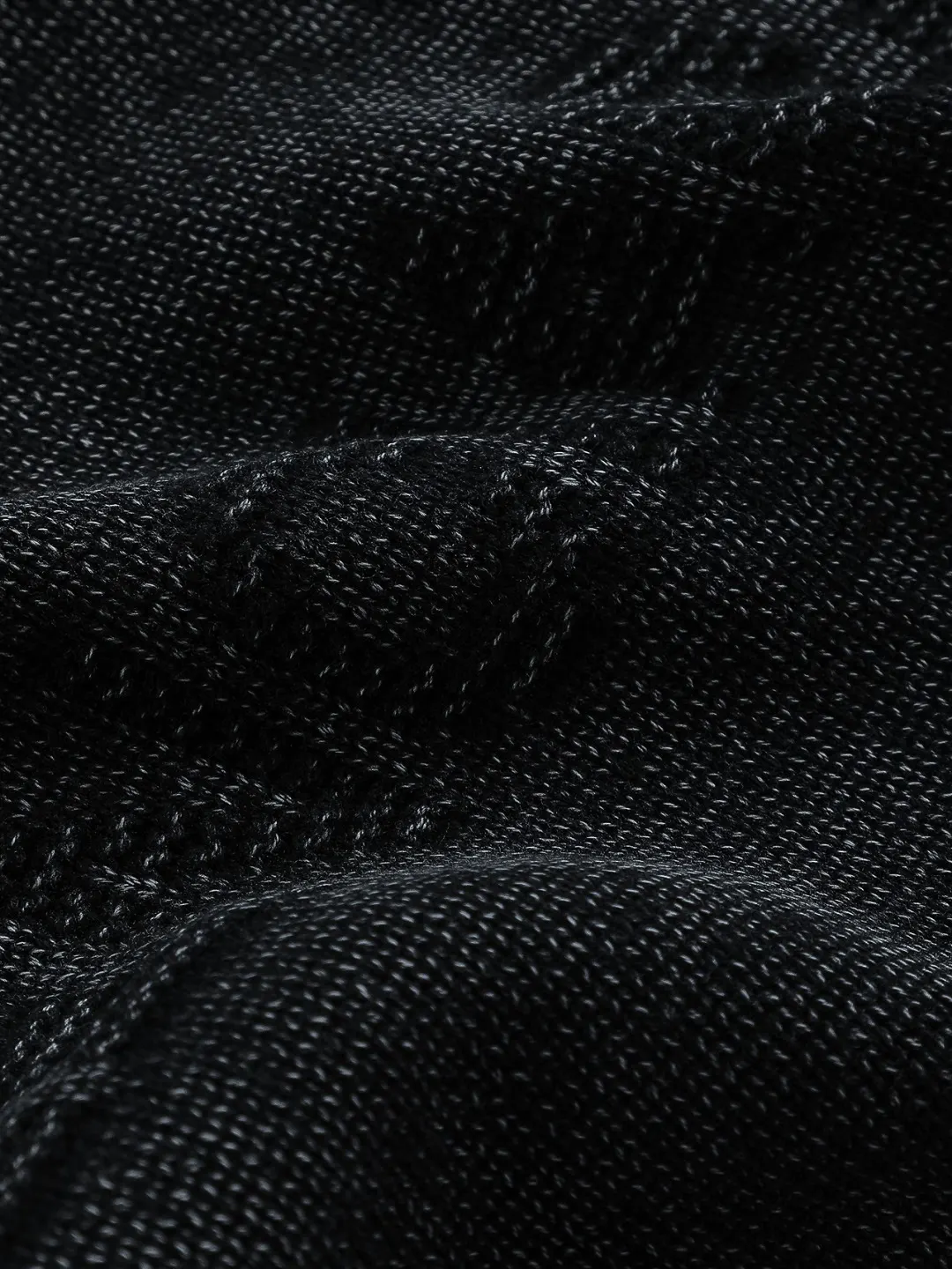 Logo-Embroidered Distressed Wool-Blend Sweater D22524039 — view 10