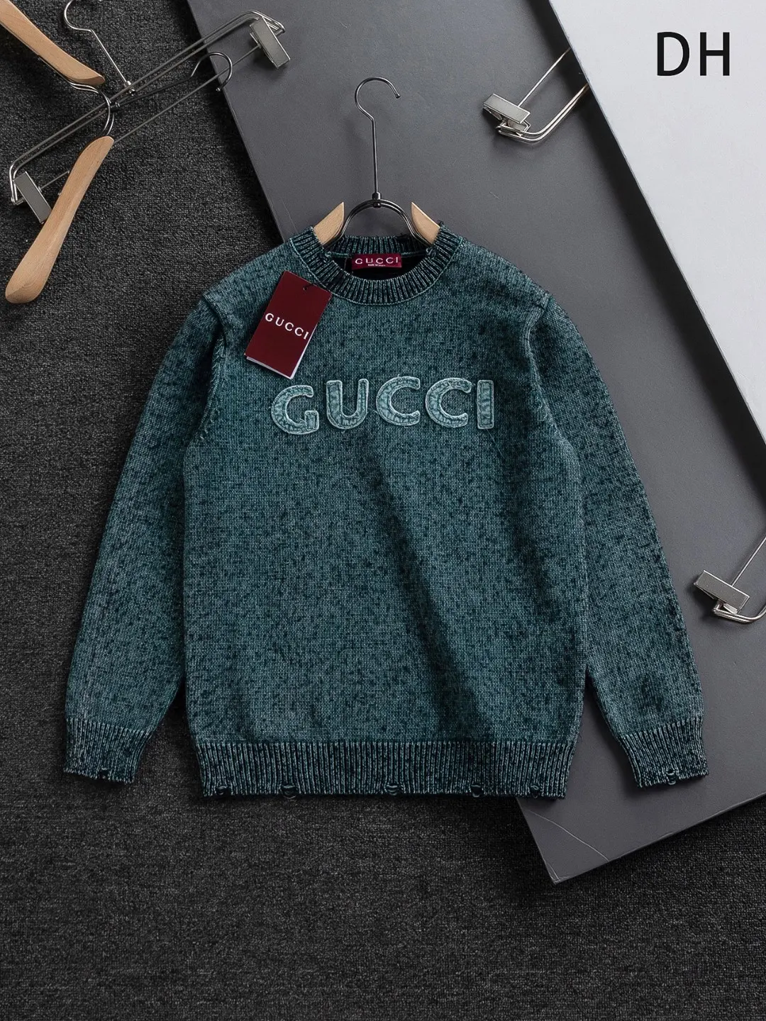 Logo-Embroidered Wool and Cashmere-Blend Sweater D22524115