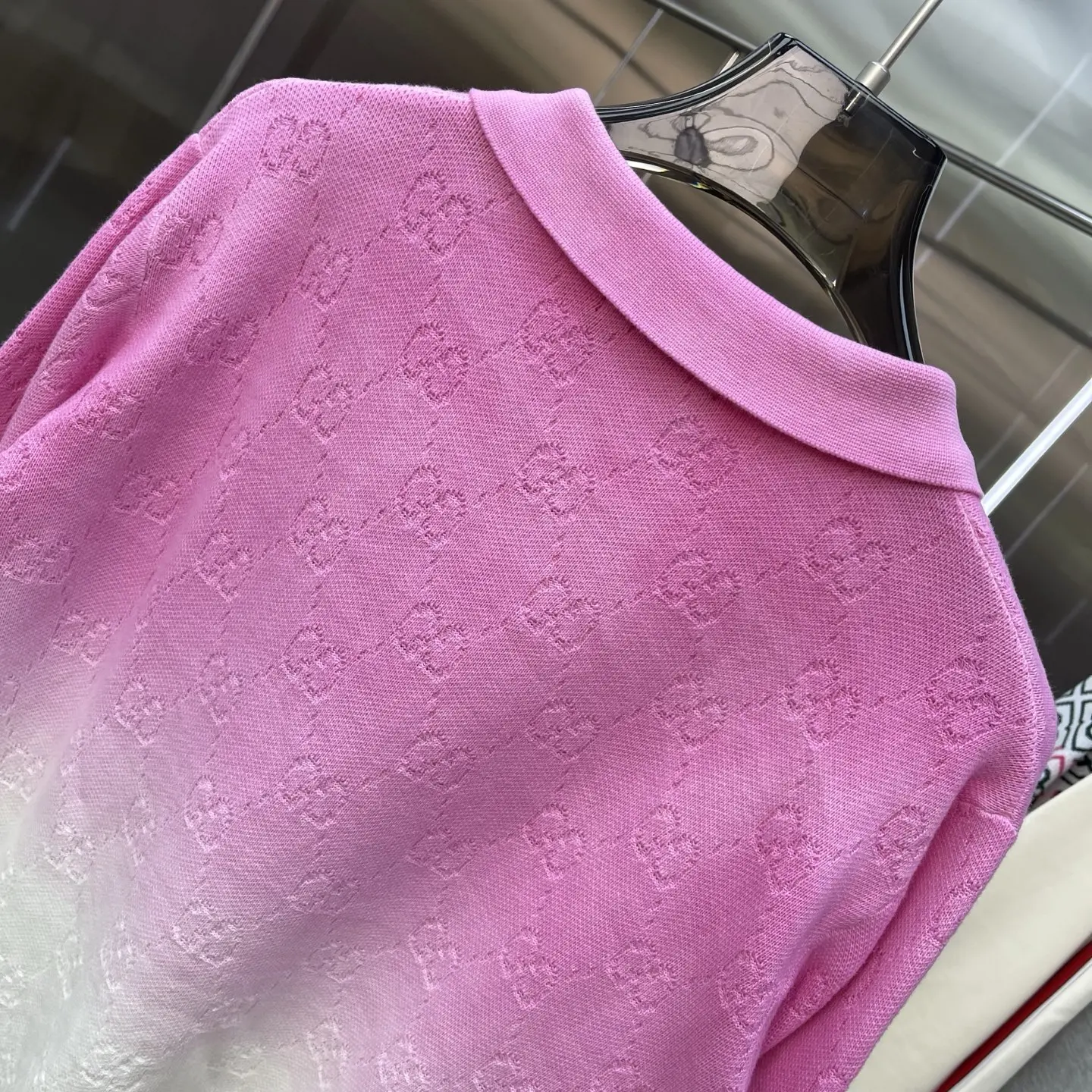 GG Monogram Ombré Polo Sweater D22524661 — view 8