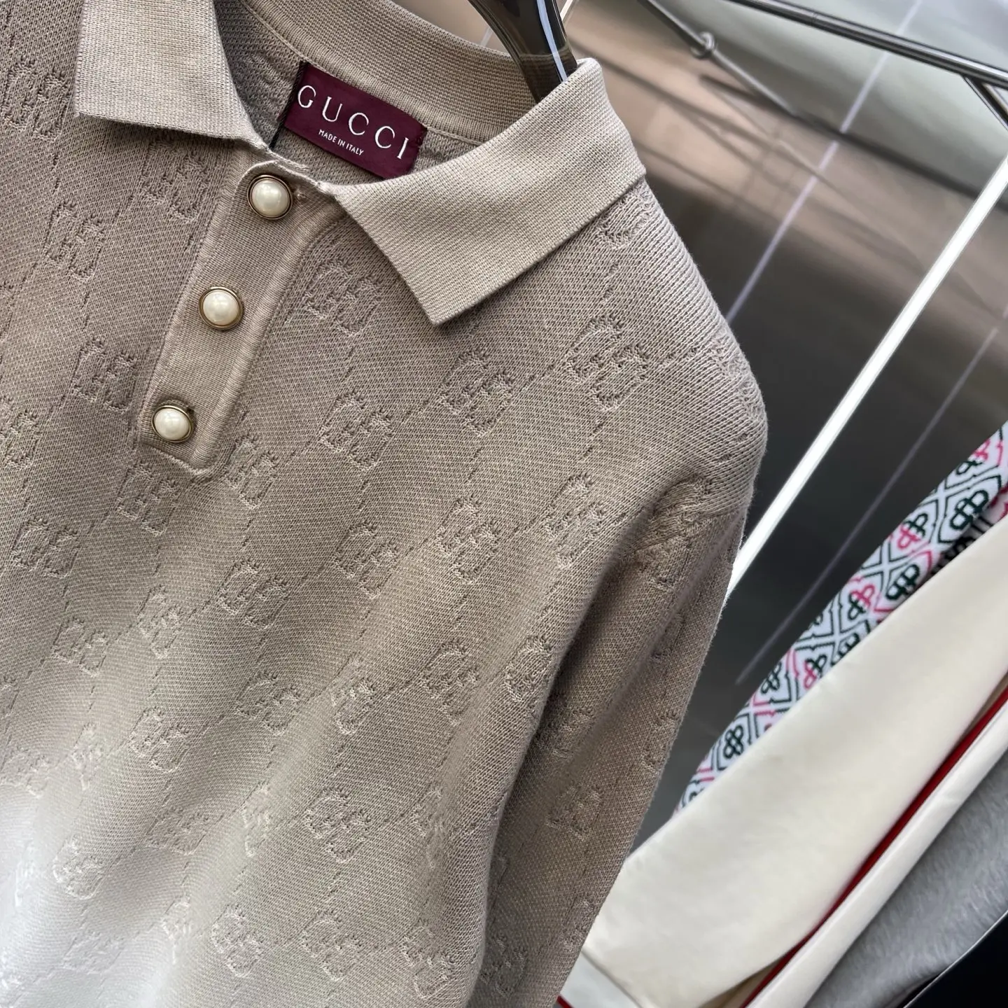 GG Monogram Ombré Polo Sweater D22524659 — view 5