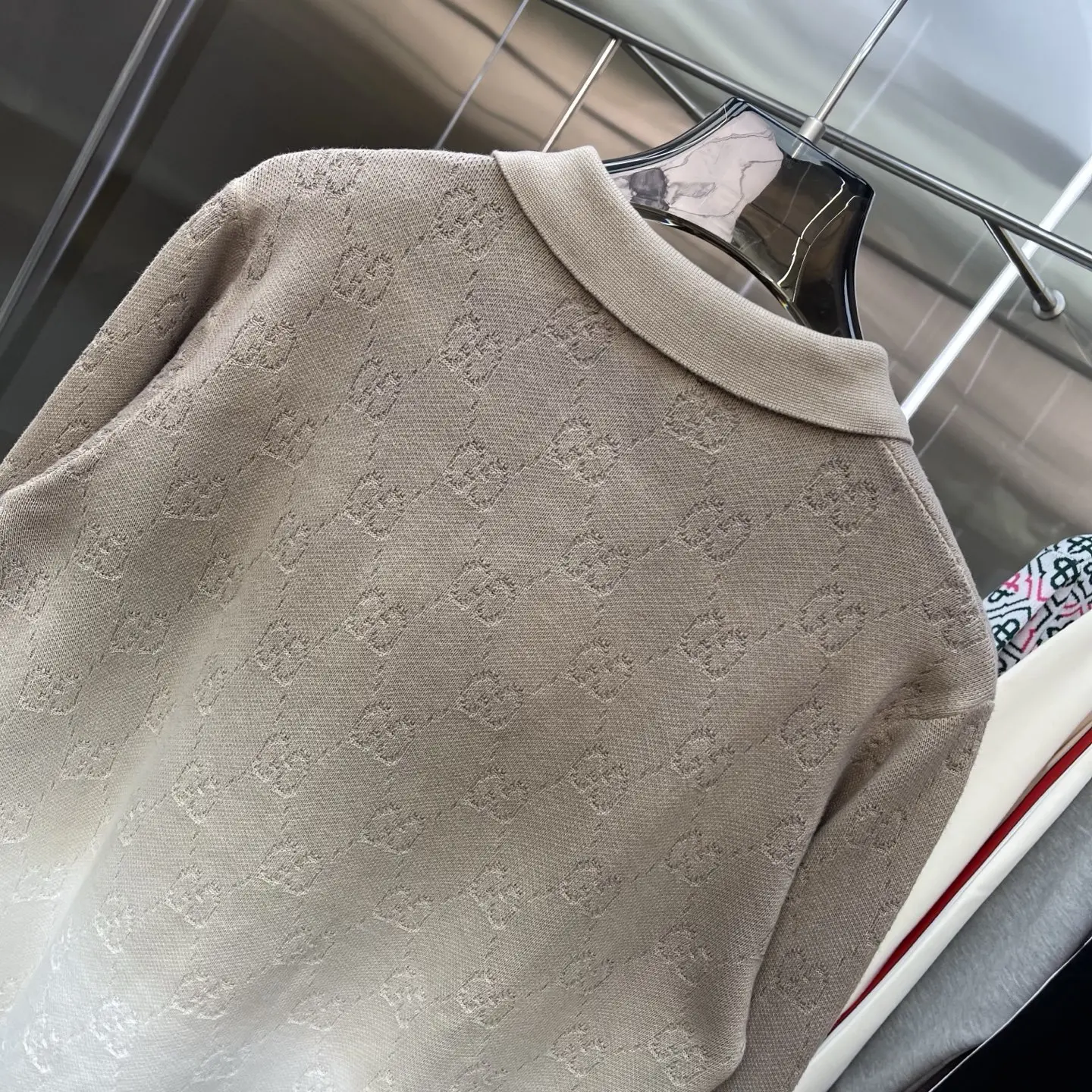 GG Monogram Ombré Polo Sweater D22524659 — view 9