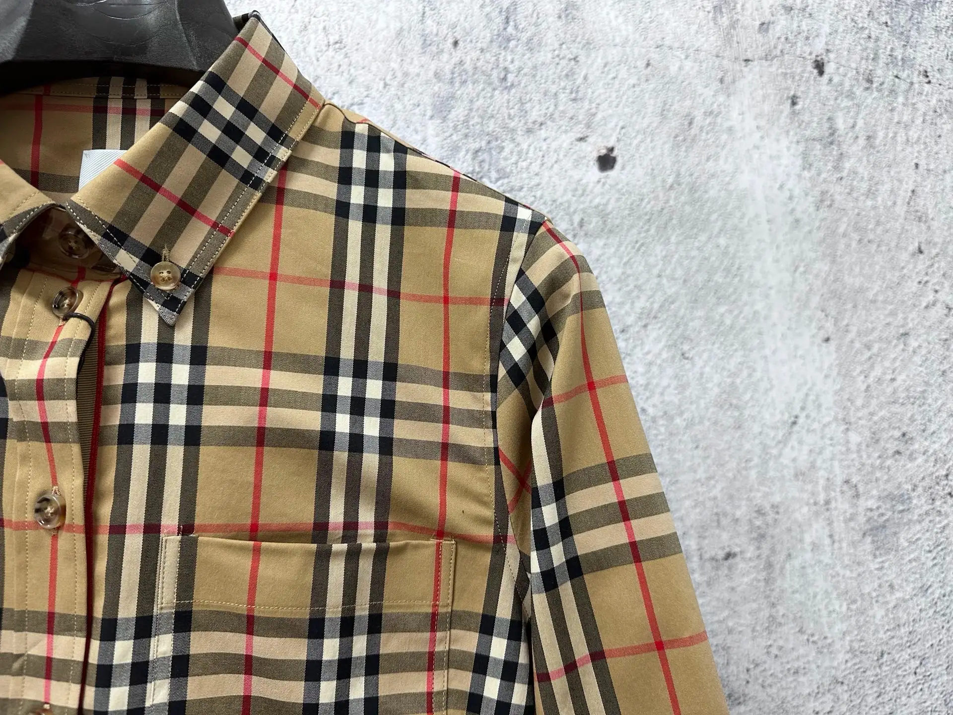 Classic Check Cotton Twill Shirt D22524875 — view 3