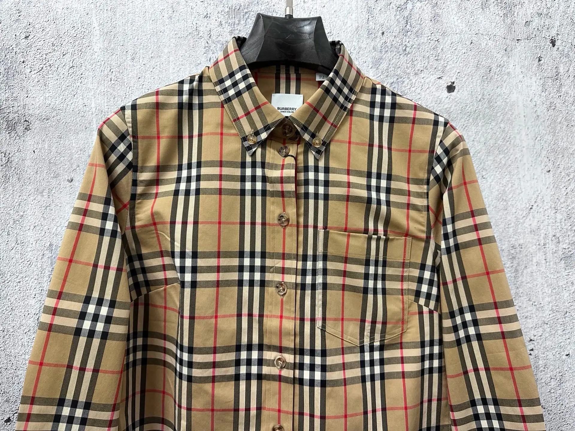 Classic Check Cotton Twill Shirt D22524875 — view 5