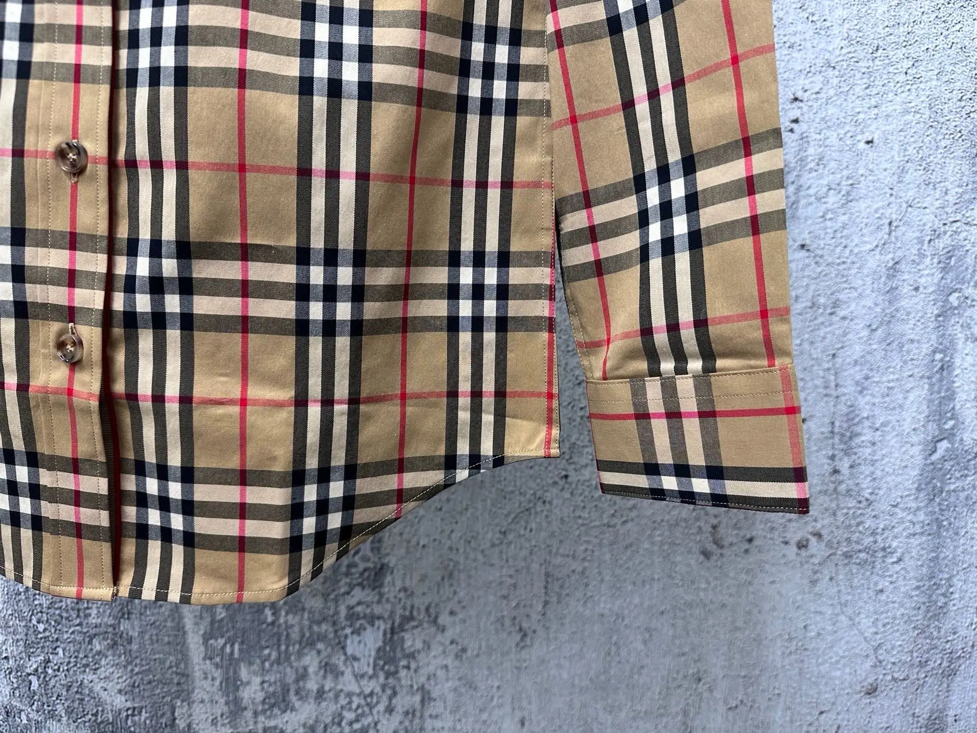 Classic Check Cotton Twill Shirt D22524875 — view 6