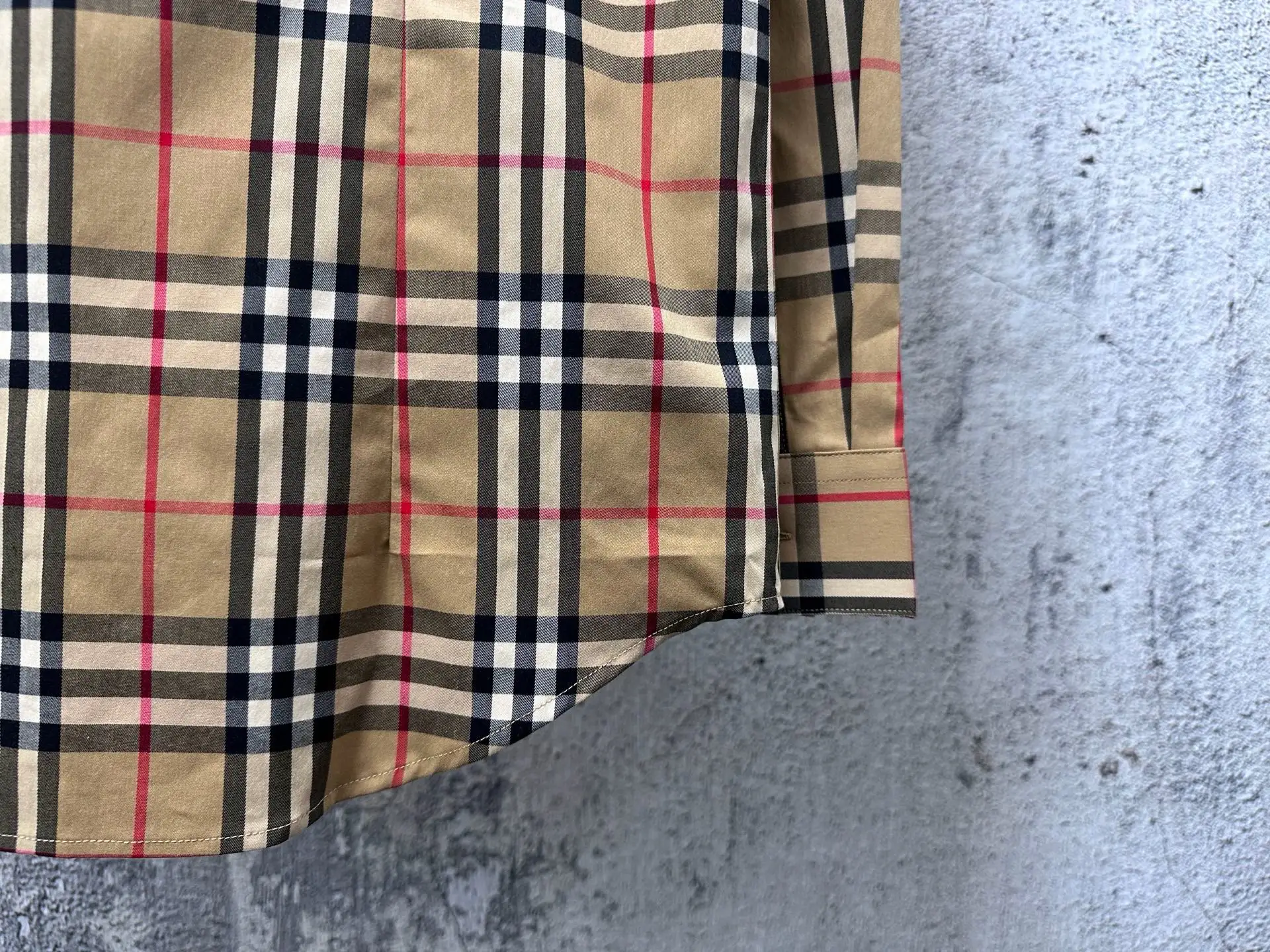 Classic Check Cotton Twill Shirt D22524875 — view 8