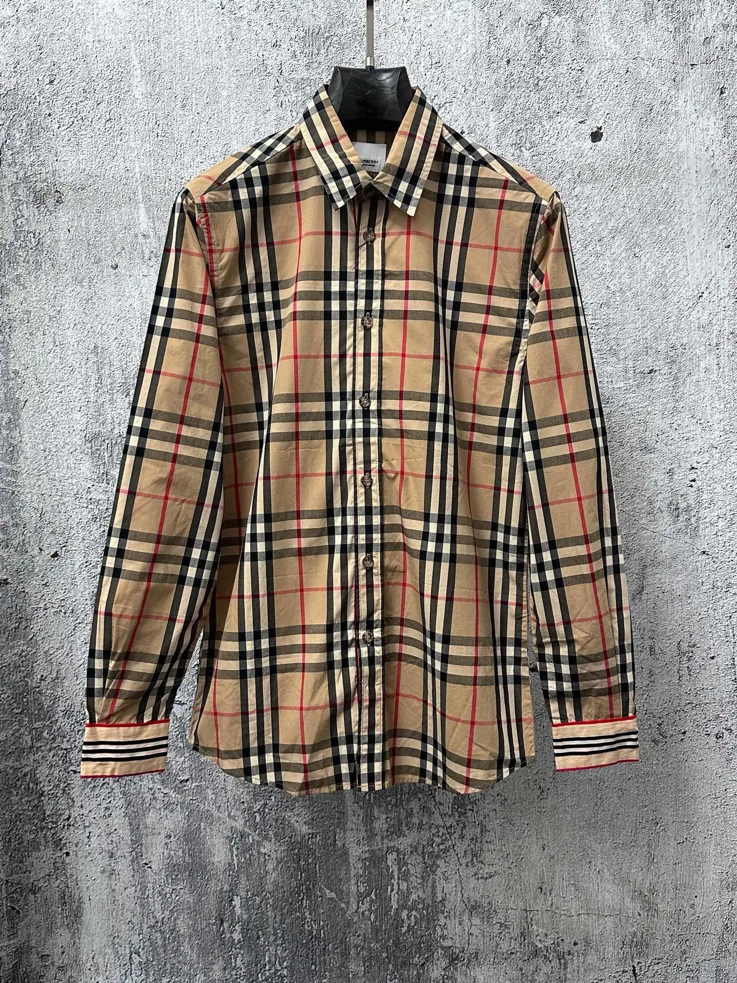 Vintage Check Cotton Twill Shirt D22524879