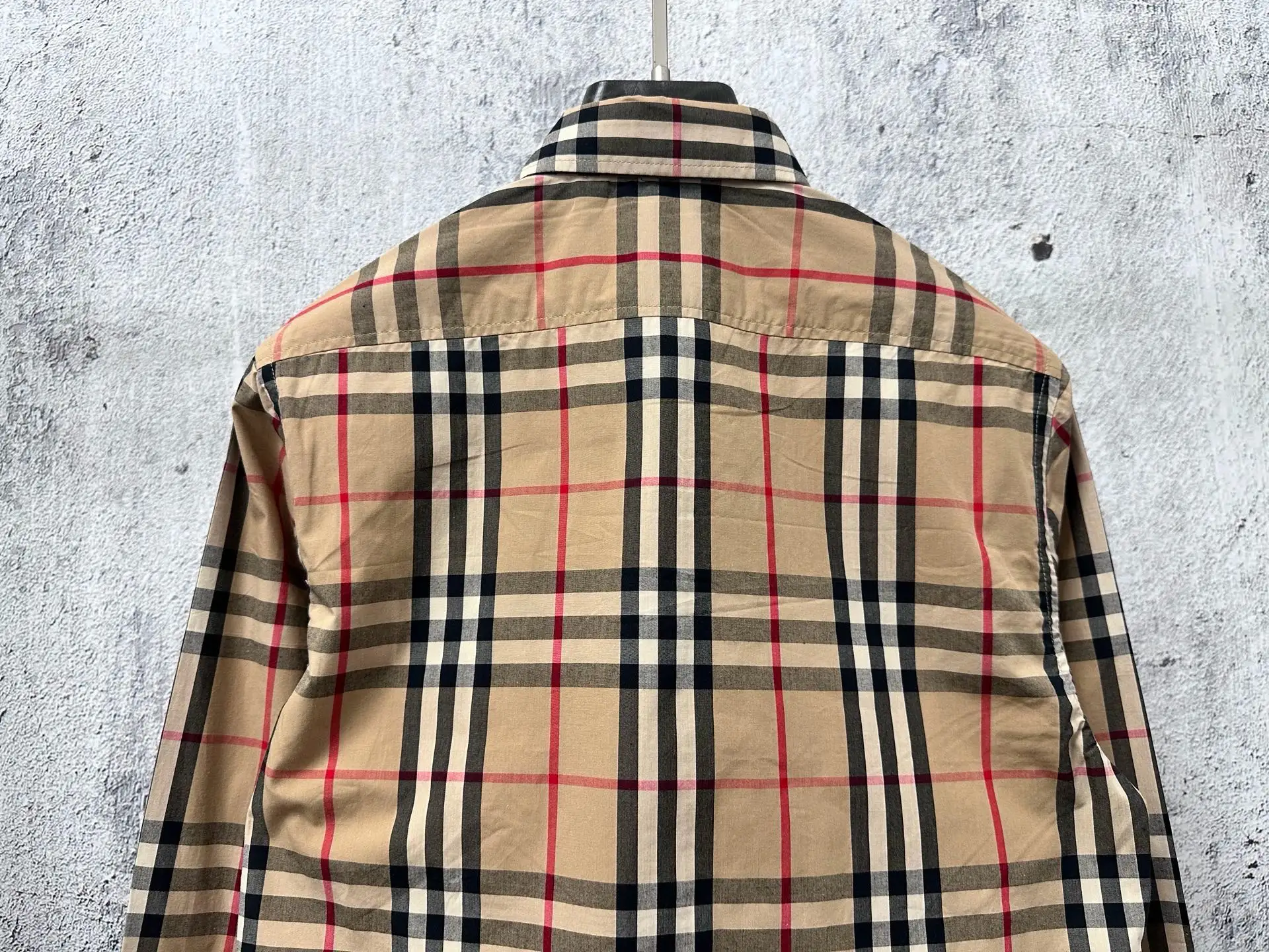 Vintage Check Cotton Twill Shirt D22524879 — view 7