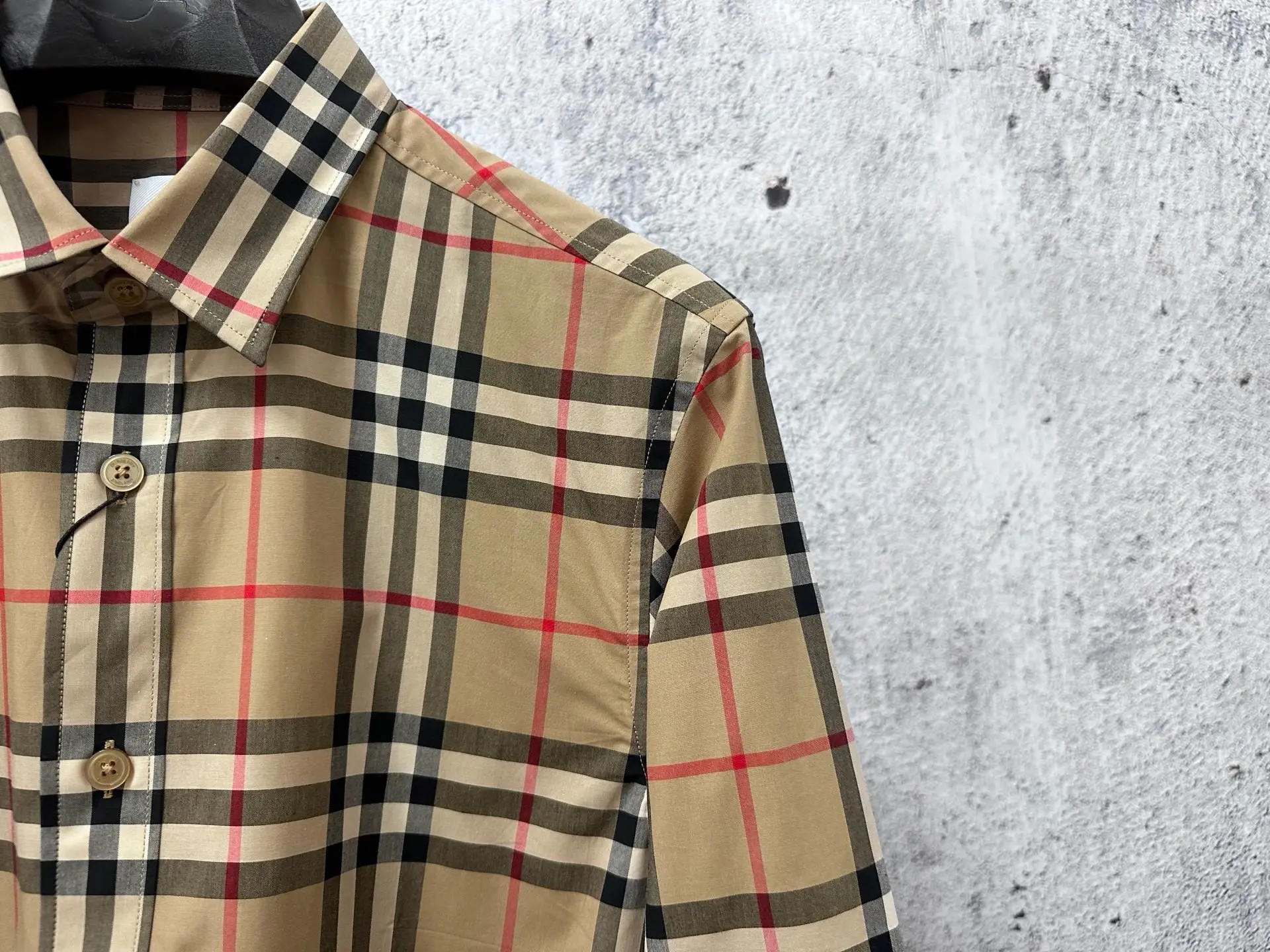 Classic Check Cotton Twill Shirt D22524878 — view 3