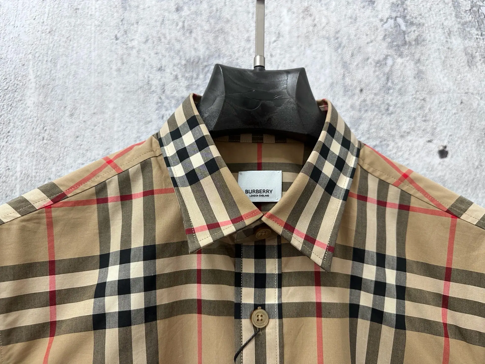 Classic Check Cotton Twill Shirt D22524878 — view 4