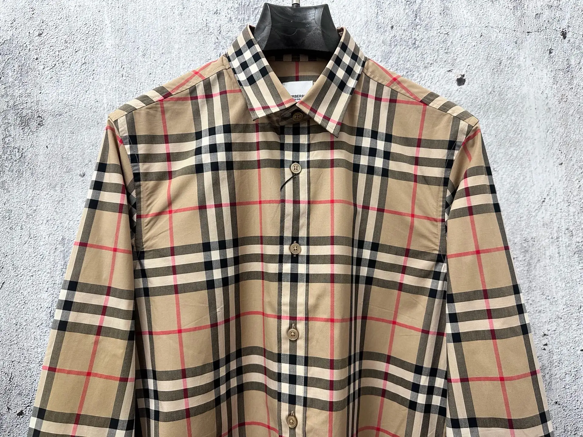 Classic Check Cotton Twill Shirt D22524878 — view 5