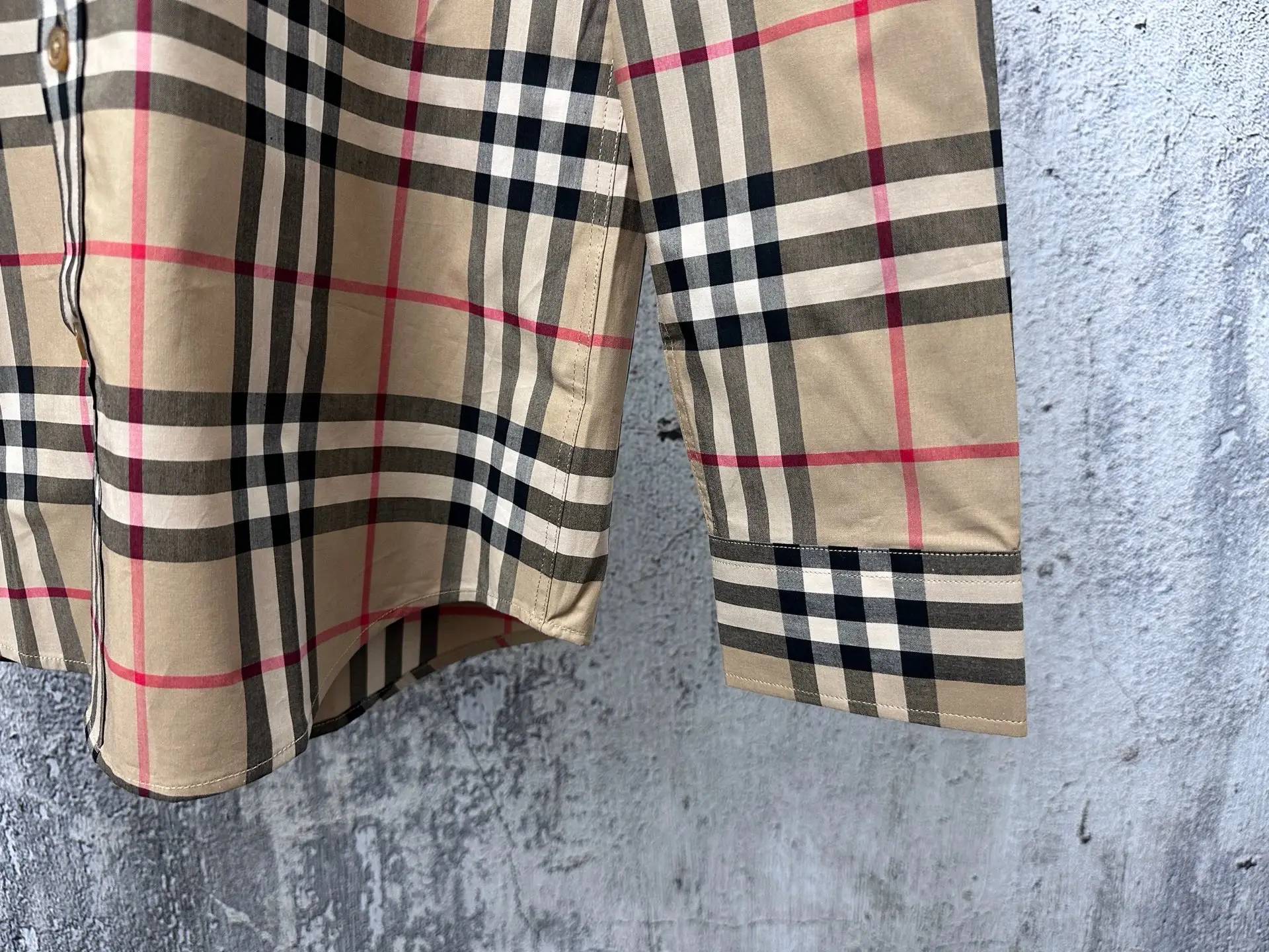 Classic Check Cotton Twill Shirt D22524878 — view 6