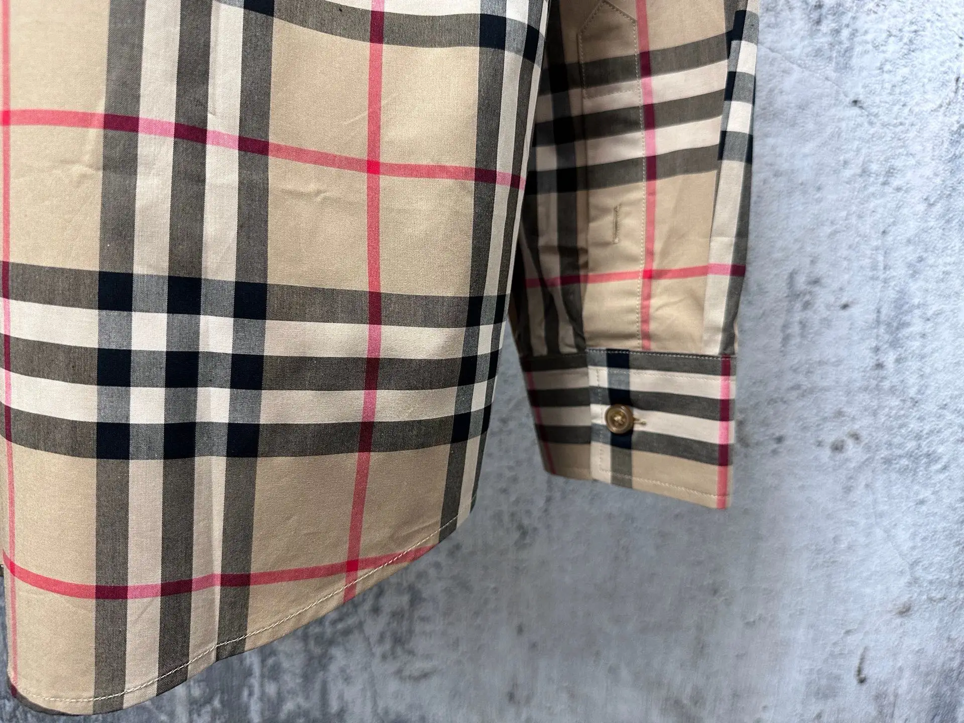 Classic Check Cotton Twill Shirt D22524878 — view 8