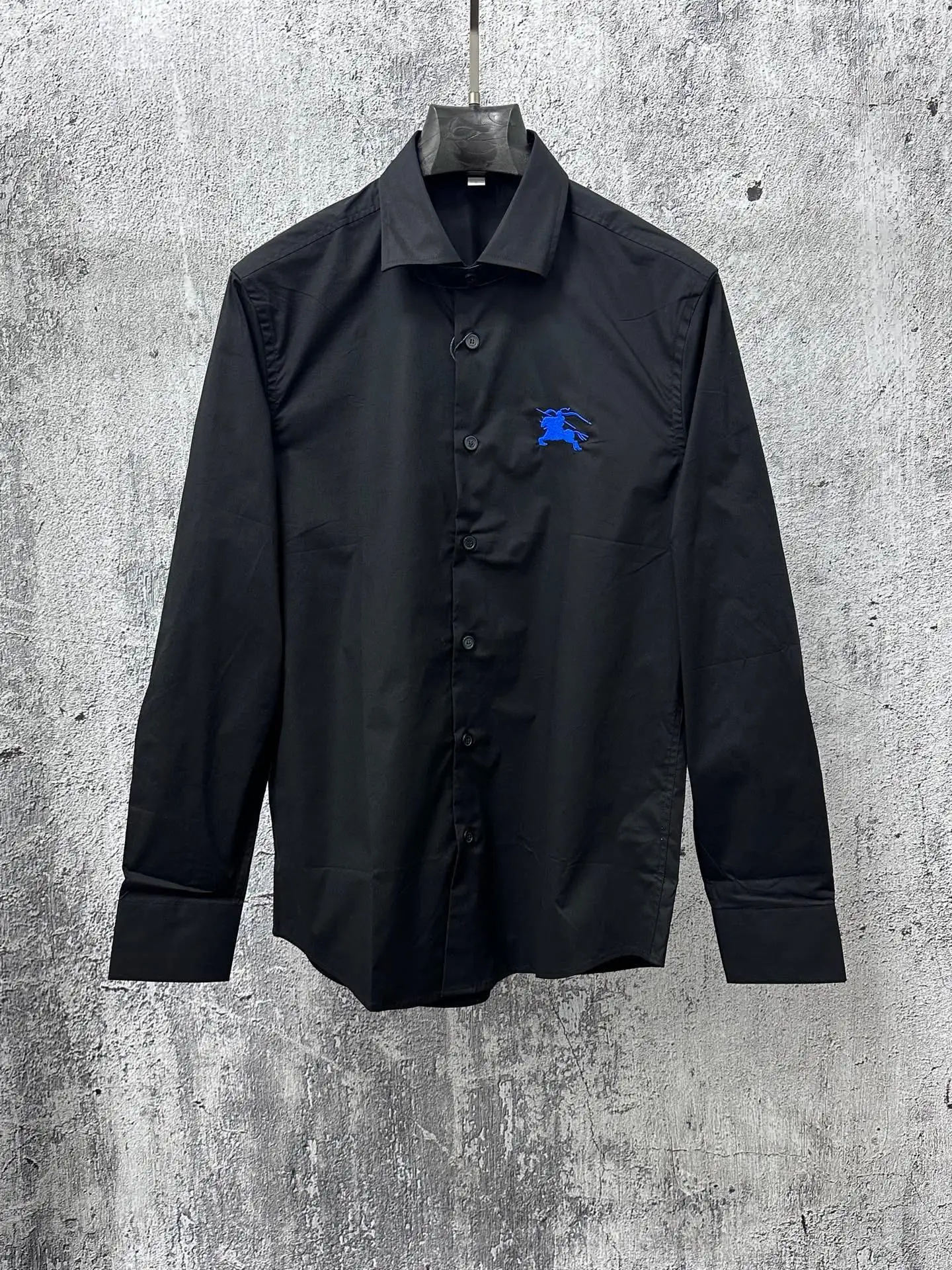 Embroidered Knight Logo Nylon Shirt D22524867