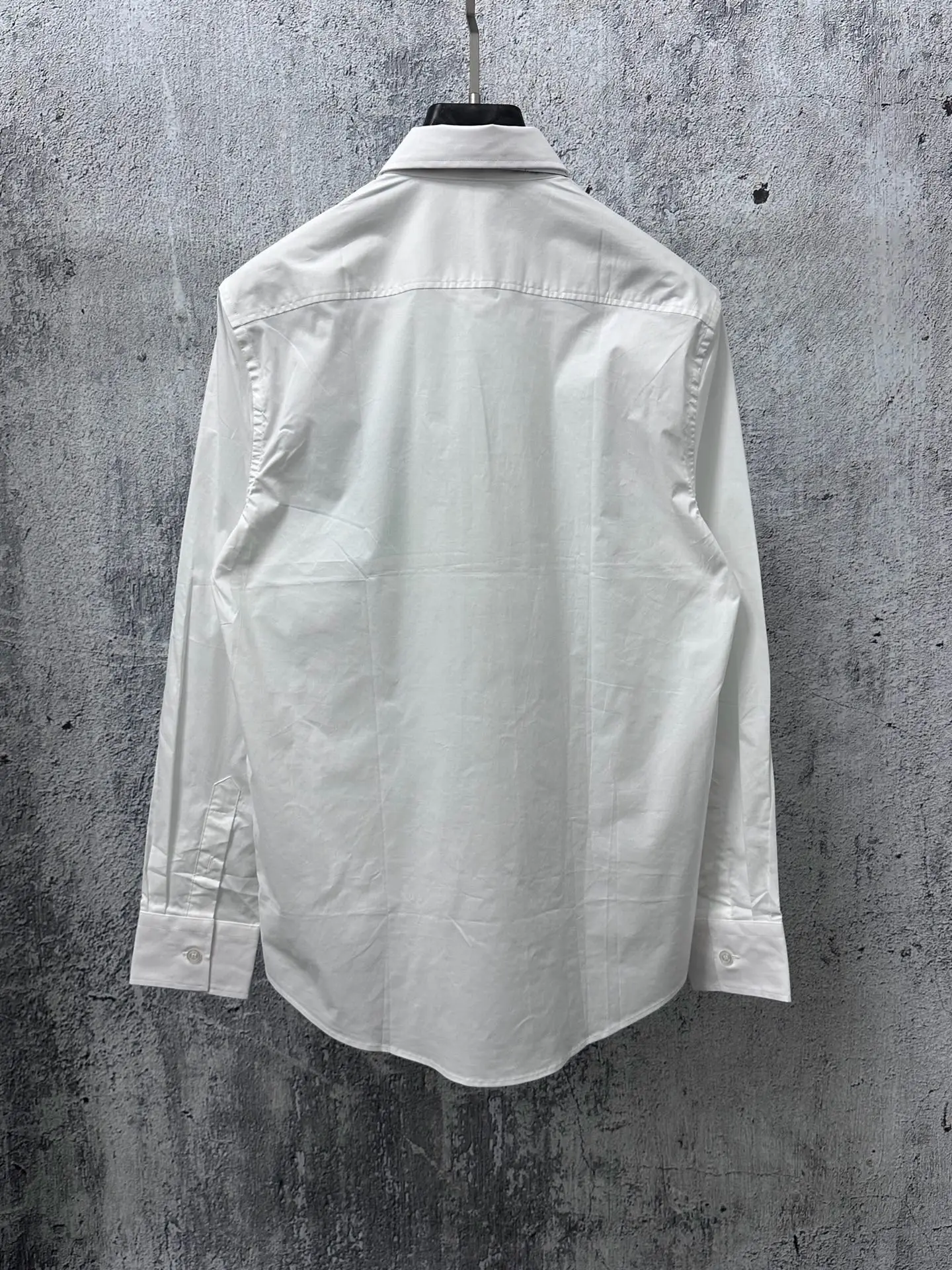 Embroidered Knight Logo Cotton-Blend Shirt D22524866 — view 2