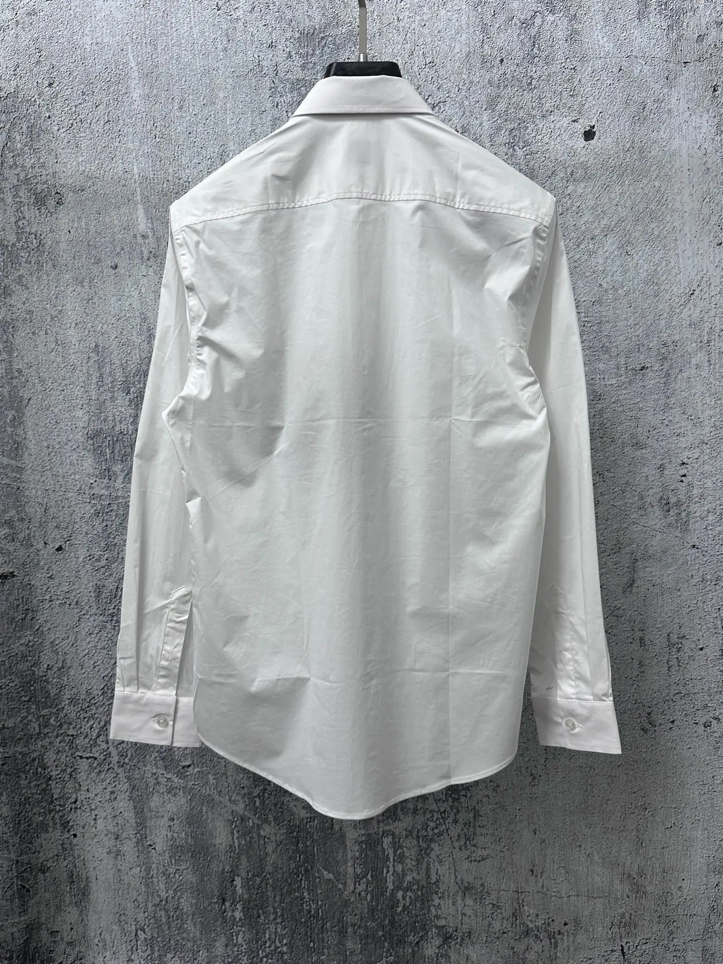 Embroidered Logo Pocket Cotton-Nylon Shirt D22524869 — view 2