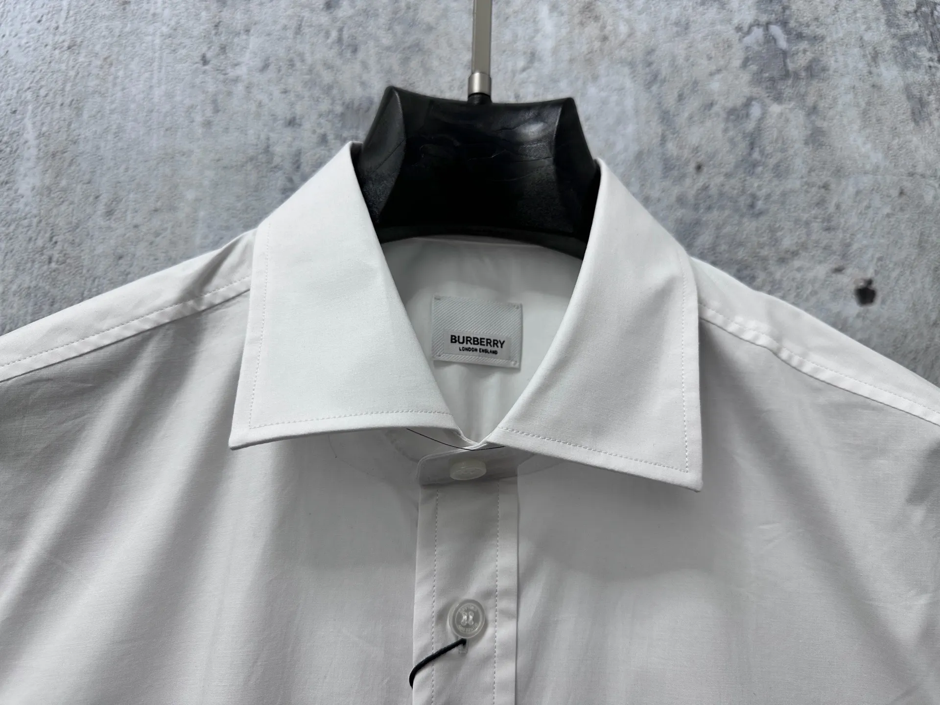 Embroidered Logo Pocket Cotton-Nylon Shirt D22524869 — view 4