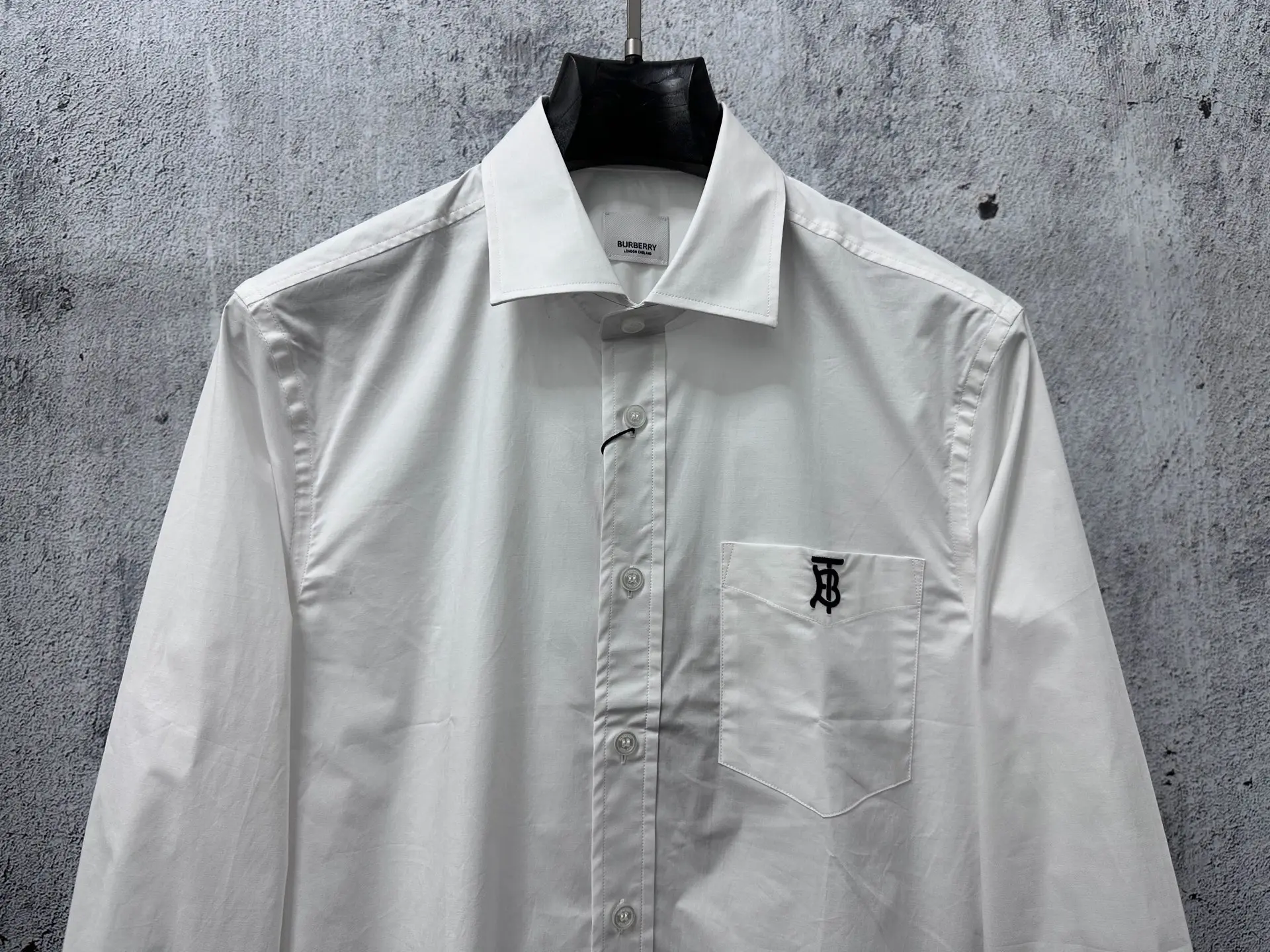 Embroidered Logo Pocket Cotton-Nylon Shirt D22524869 — view 5