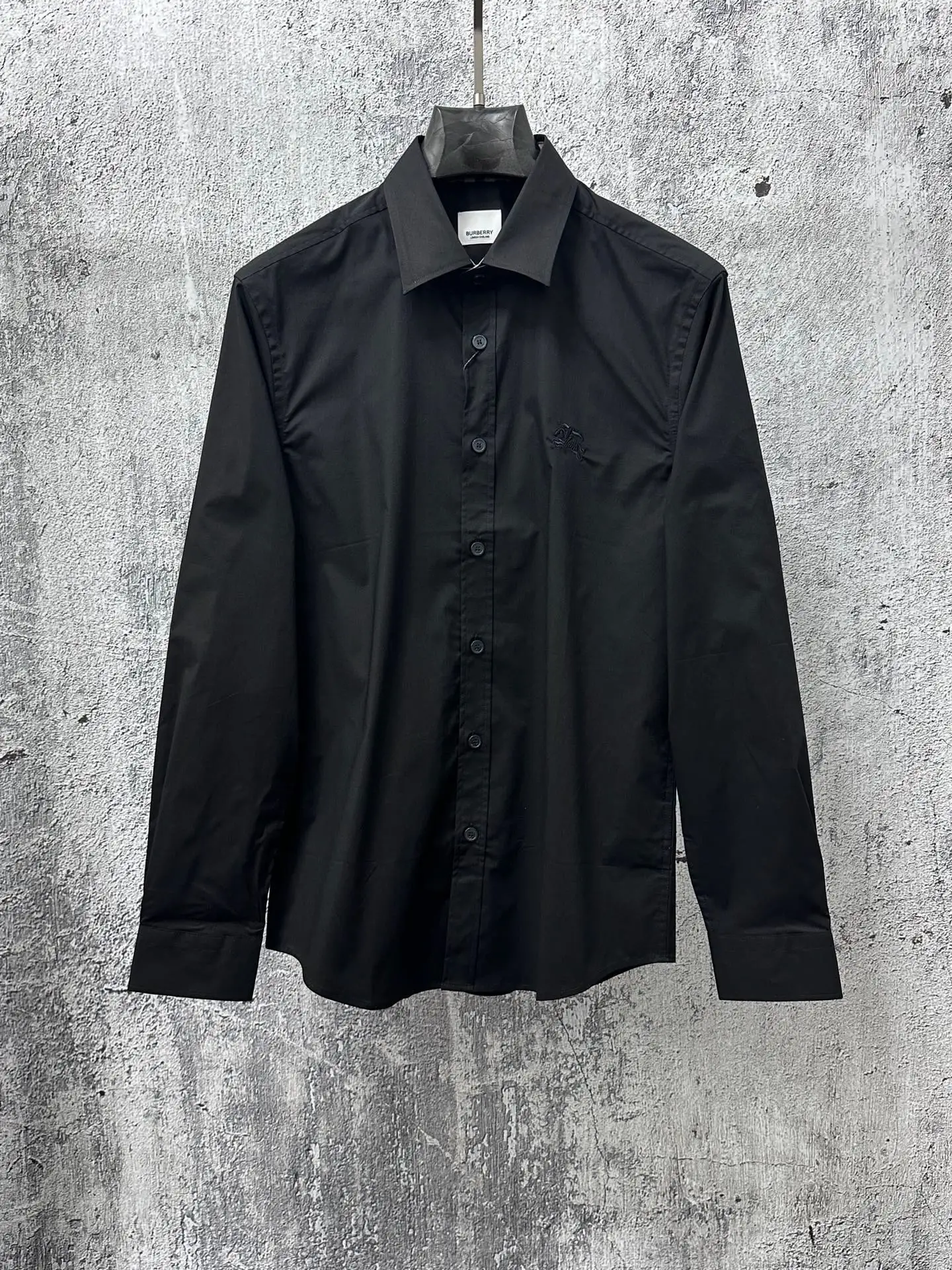 Embroidered Knight Logo Poplin Shirt D22524868