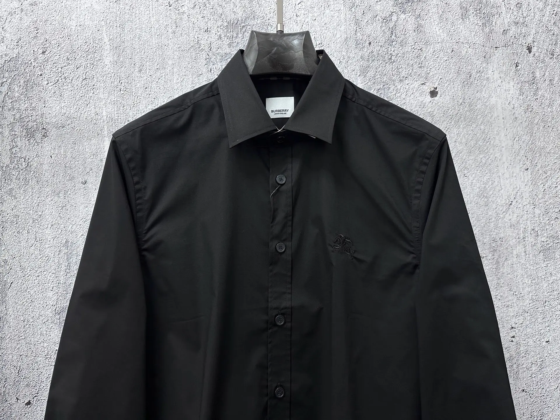 Embroidered Knight Logo Poplin Shirt D22524868 — view 5