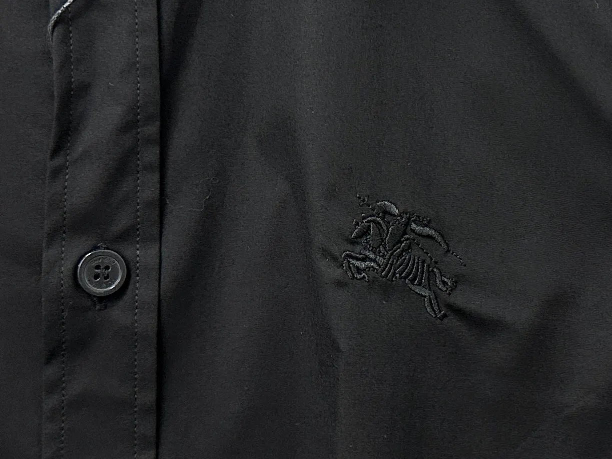 Embroidered Knight Logo Poplin Shirt D22524868 — view 7