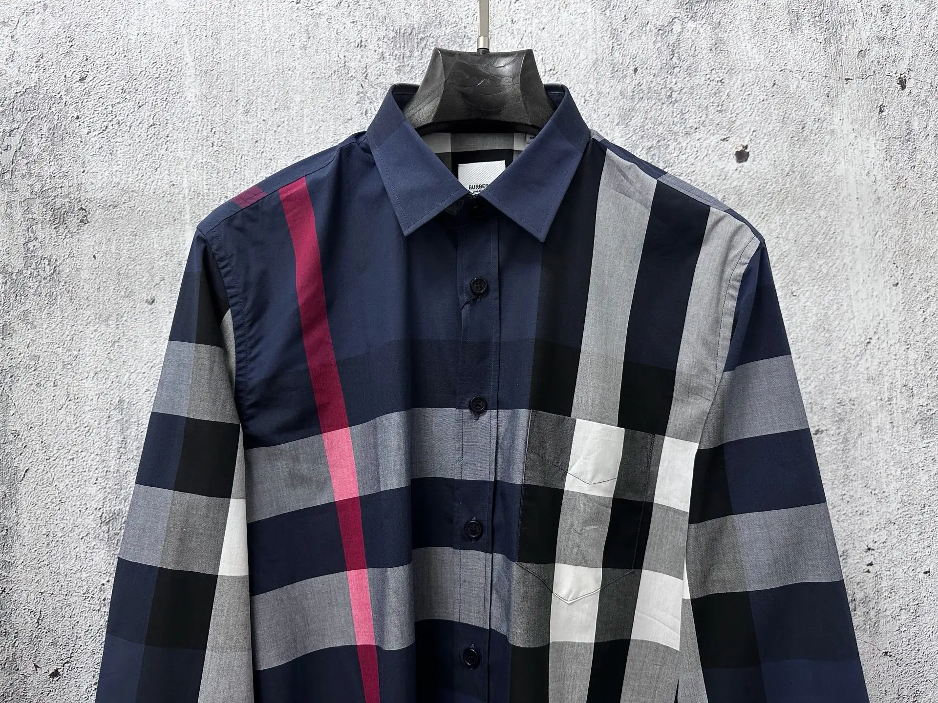 Classic Check Cotton Poplin Shirt D22524864 — view 5