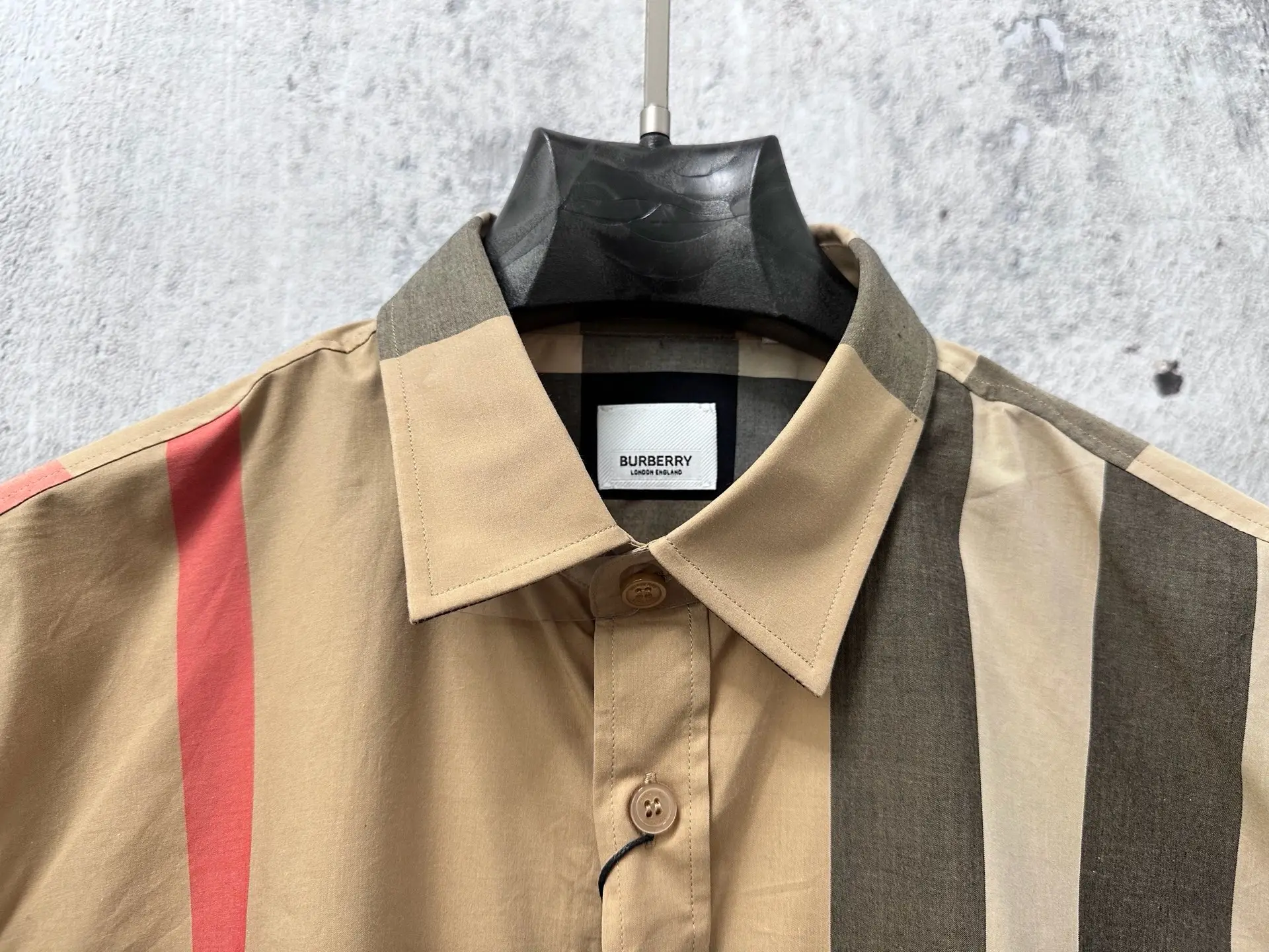 Classic Check Cotton Poplin Shirt D22524863 — view 4