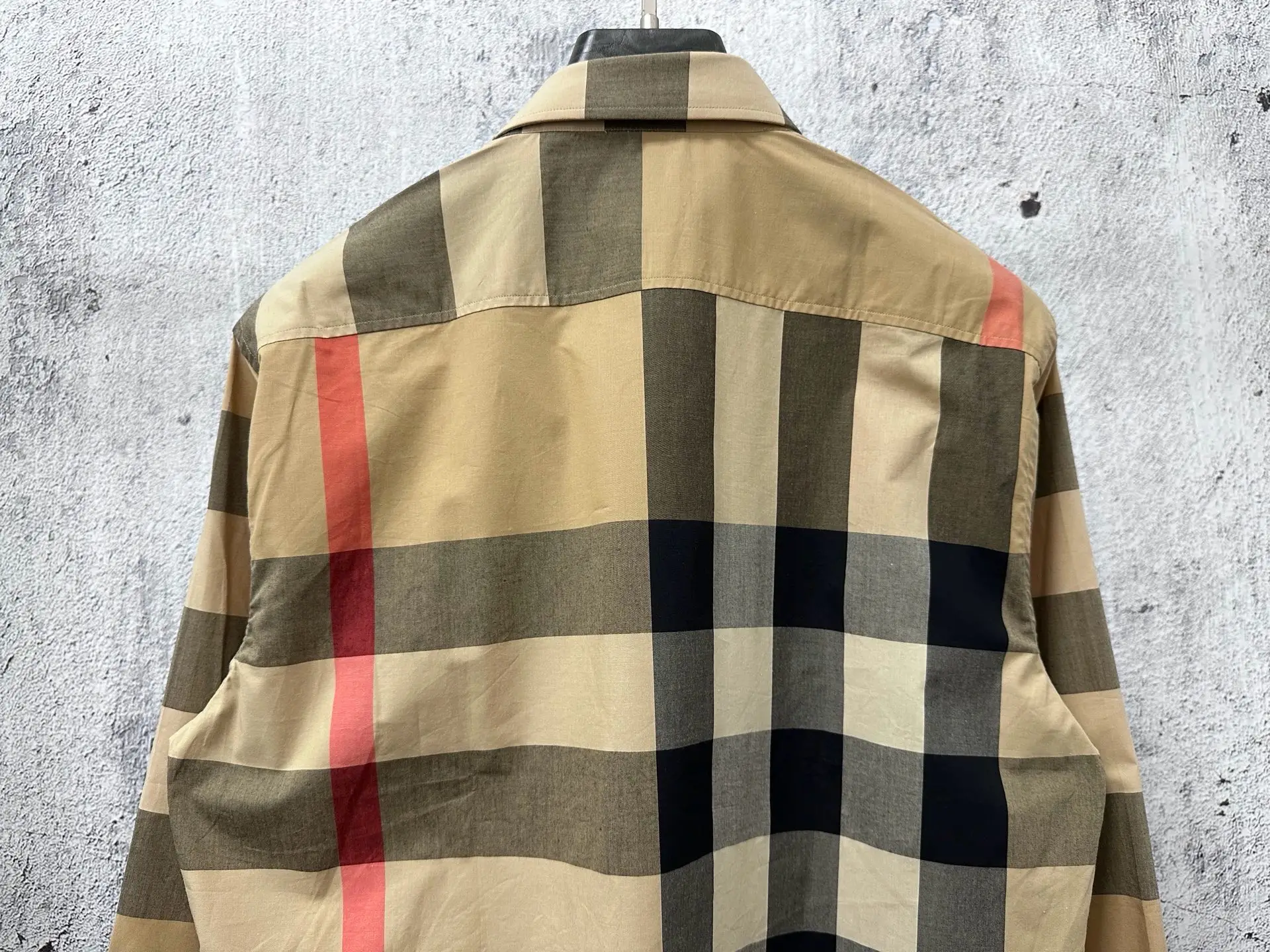 Classic Check Cotton Poplin Shirt D22524863 — view 7