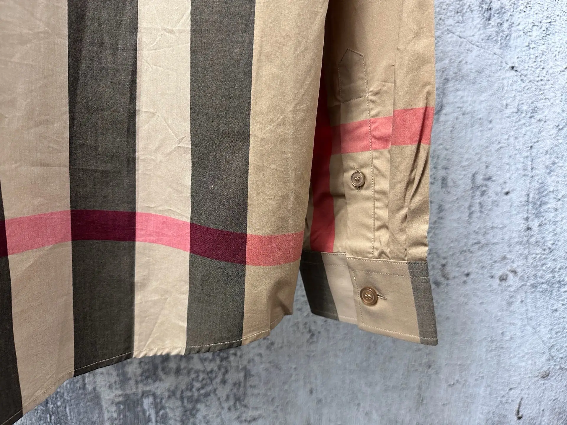 Classic Check Cotton Poplin Shirt D22524863 — view 8