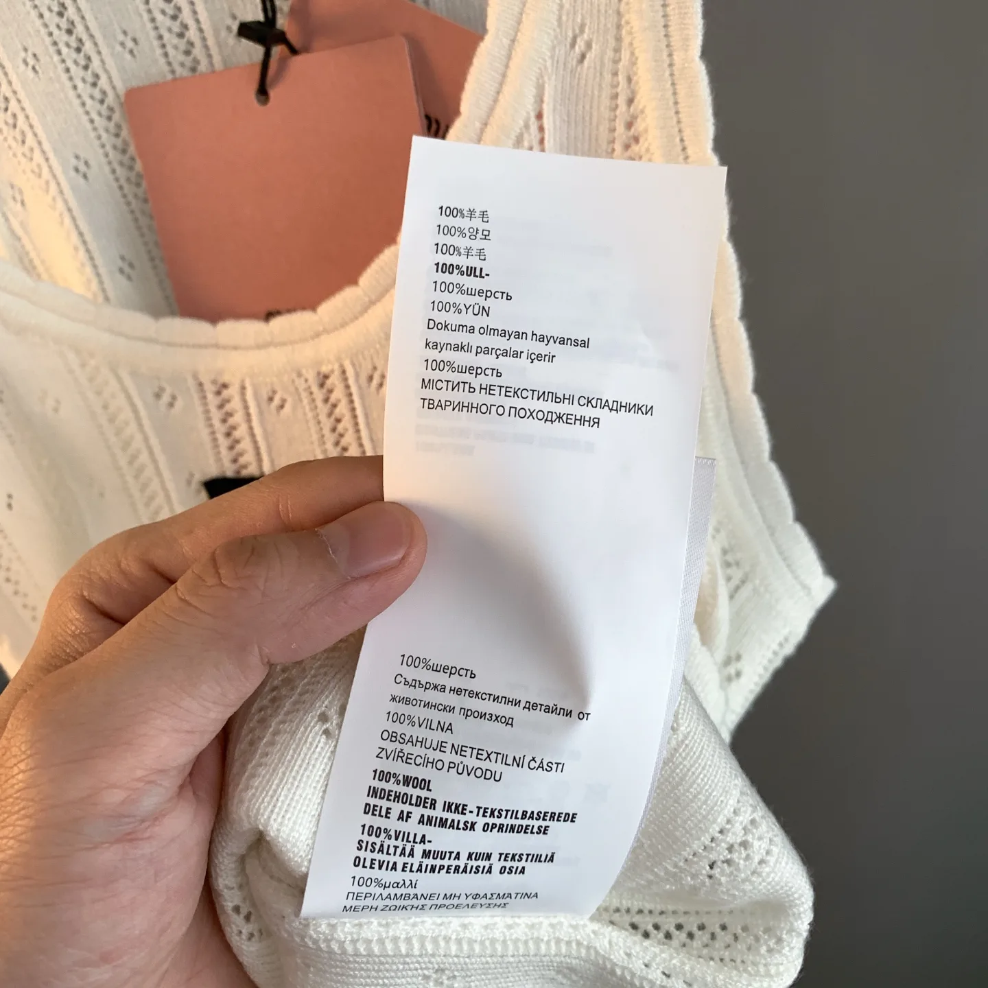 Logo-Patch Pointelle-Knit Cashmere-Blend Tank Top D22524196 — view 11