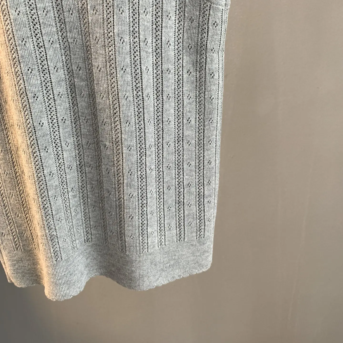 Logo-Patch Pointelle-Knit Cashmere-Blend Tank Top D22524195 — view 10