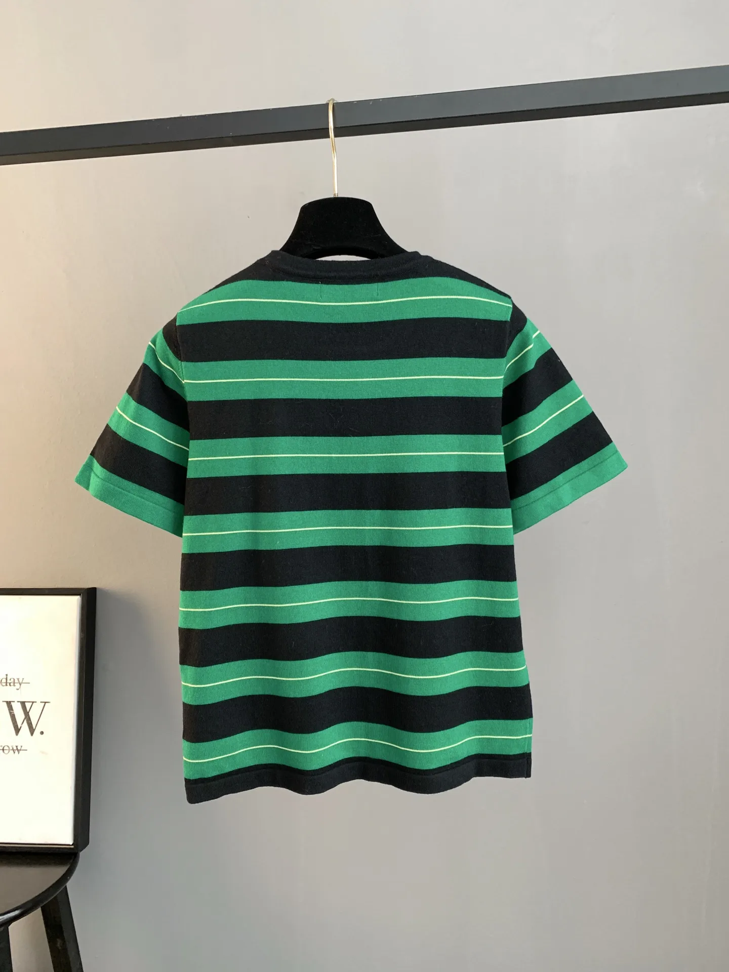 Striped Cotton-Knit T-Shirt D22524059 — view 2