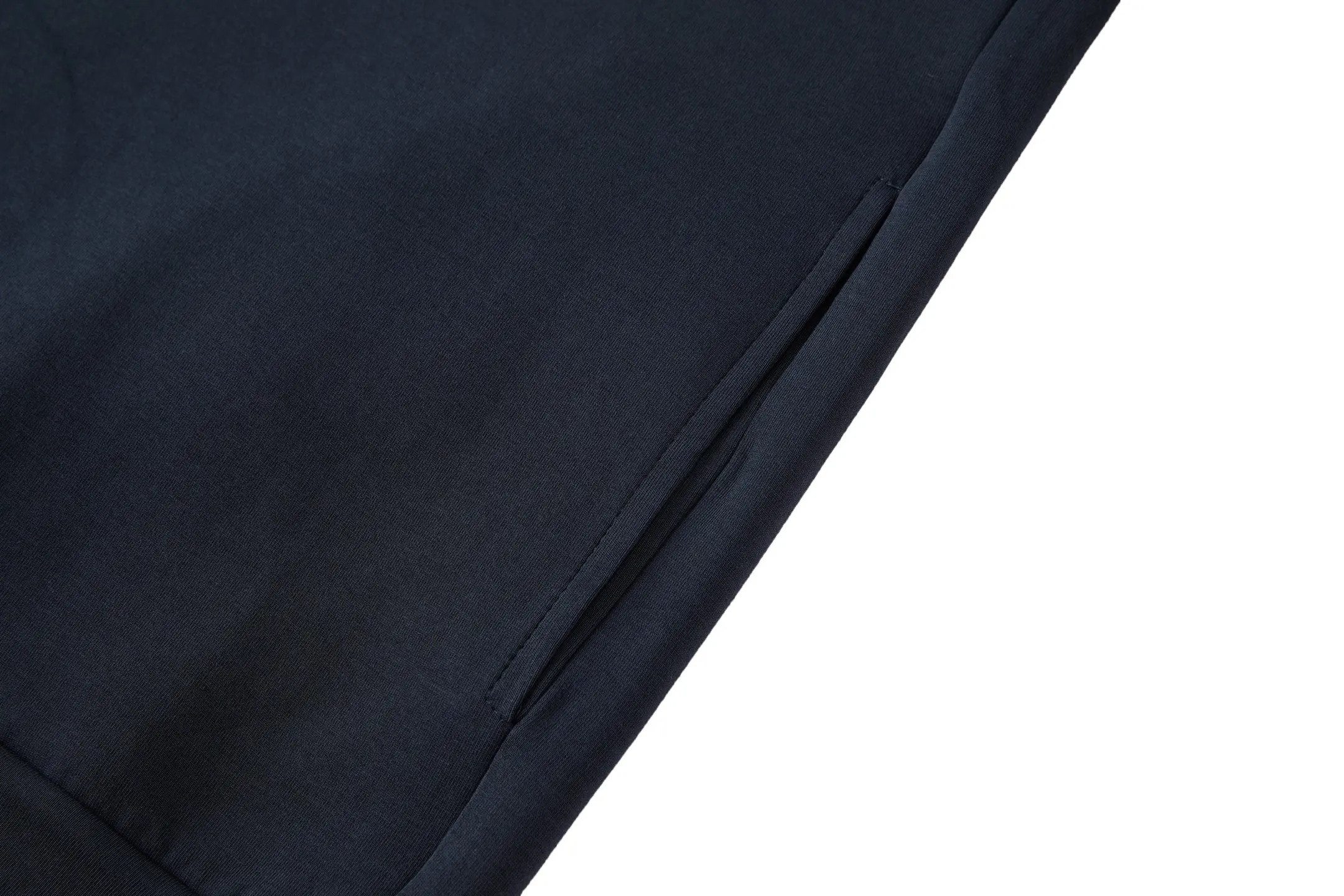Leather-Trimmed Quarter-Zip Polo Sweatshirt D23024771 — view 6