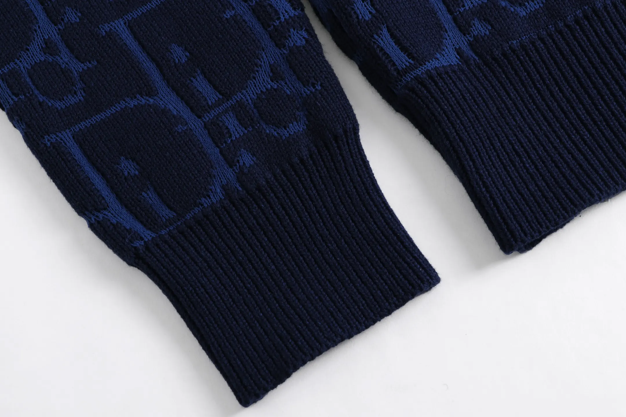 Oblique Monogram Wool Crew-Neck Sweater D23023356 — view 3