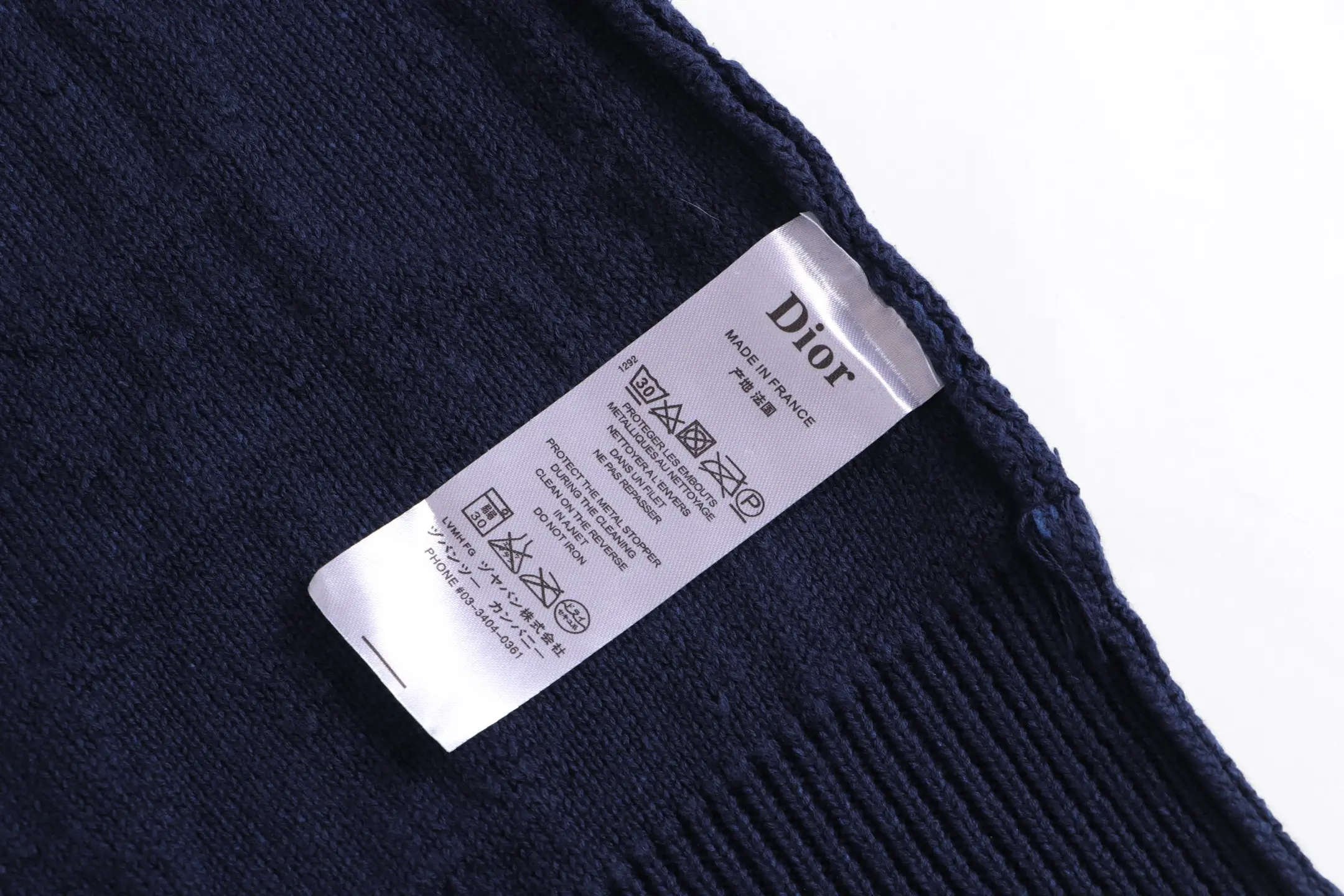 Oblique Monogram Wool Crew-Neck Sweater D23023356 — view 9