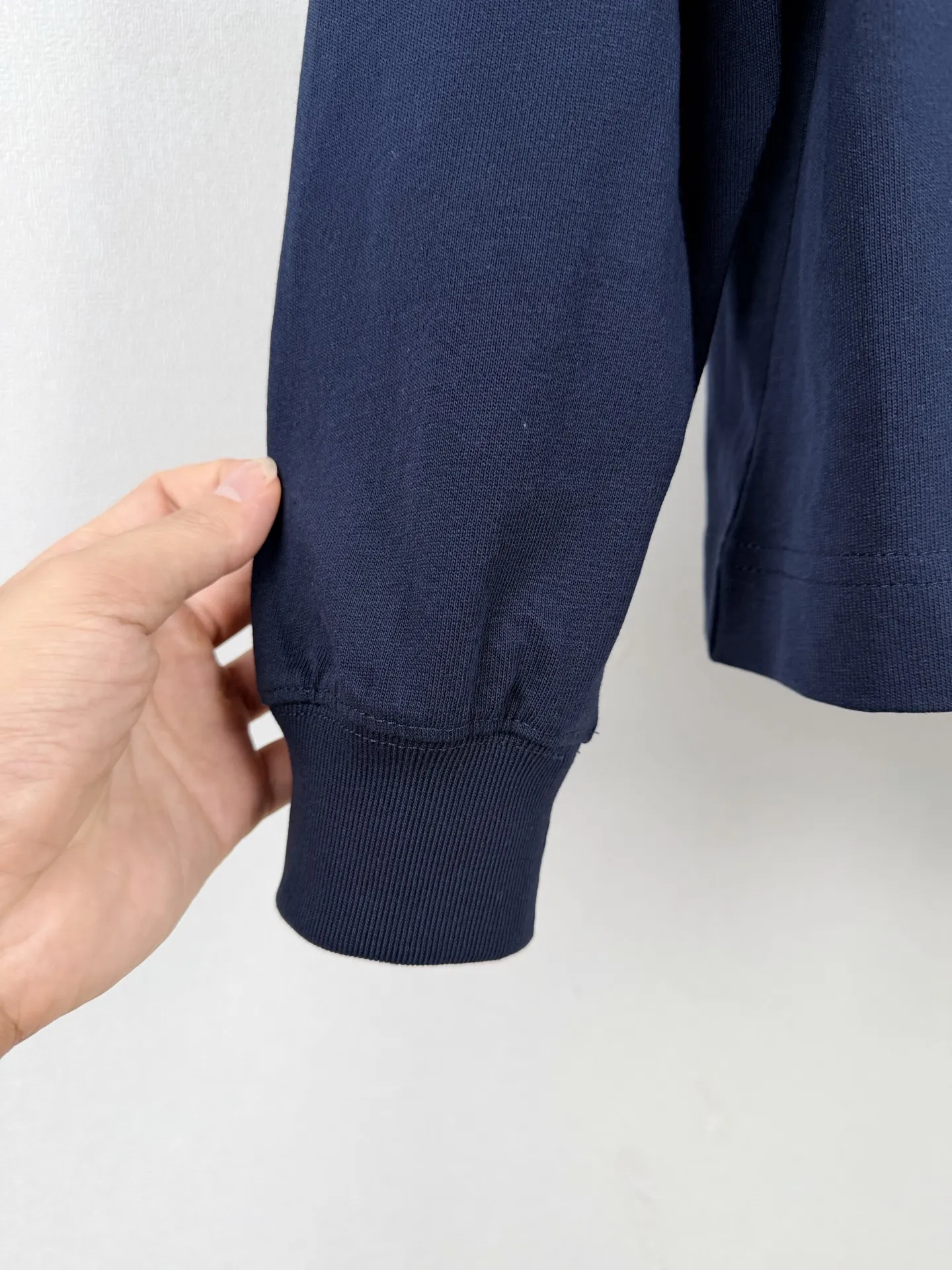 Logo-Label Long-Sleeved Polo Shirt D23022859 — view 8