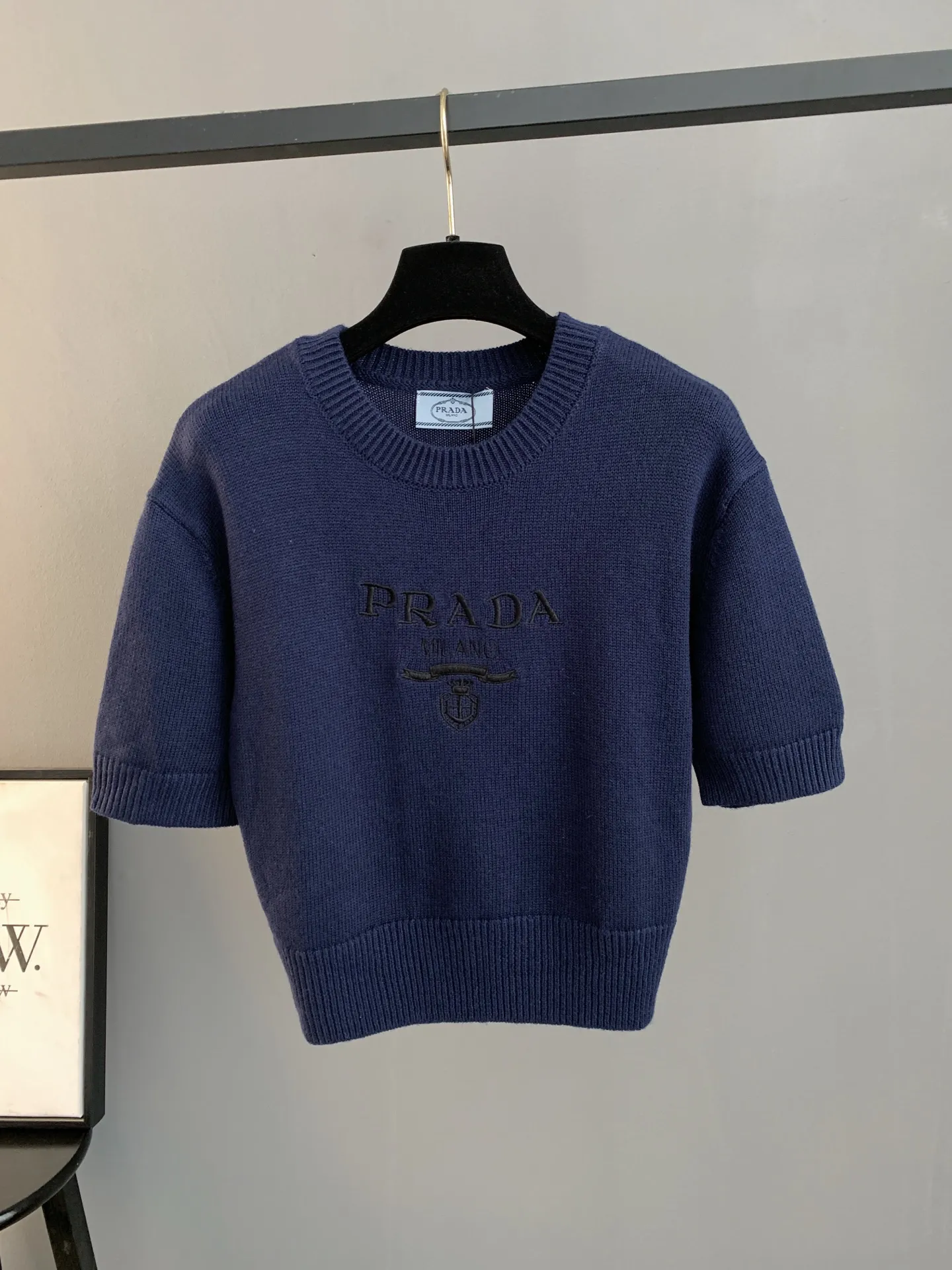 Logo Intarsia Wool and Cashmere-Blend Sweater D23024064