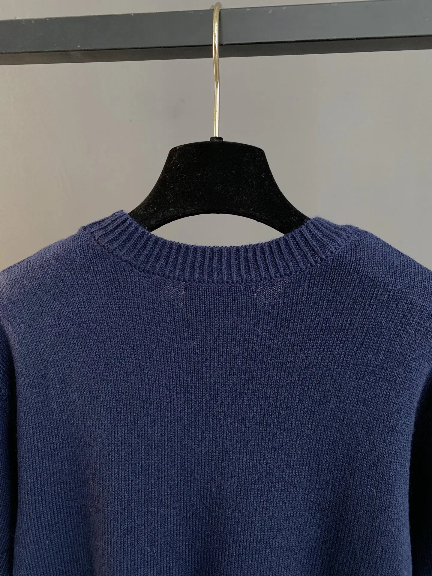 Logo Intarsia Wool and Cashmere-Blend Sweater D23024064 — view 3