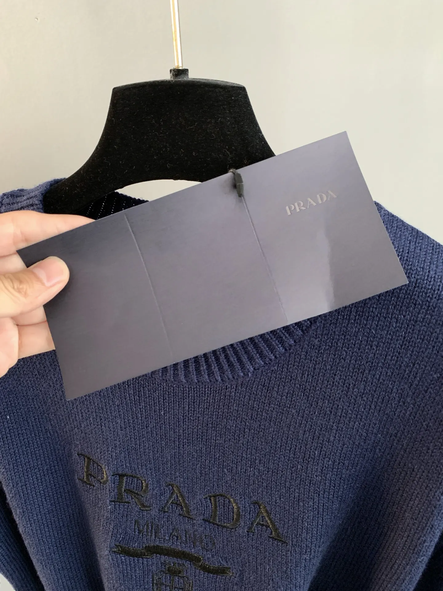 Logo Intarsia Wool and Cashmere-Blend Sweater D23024064 — view 4