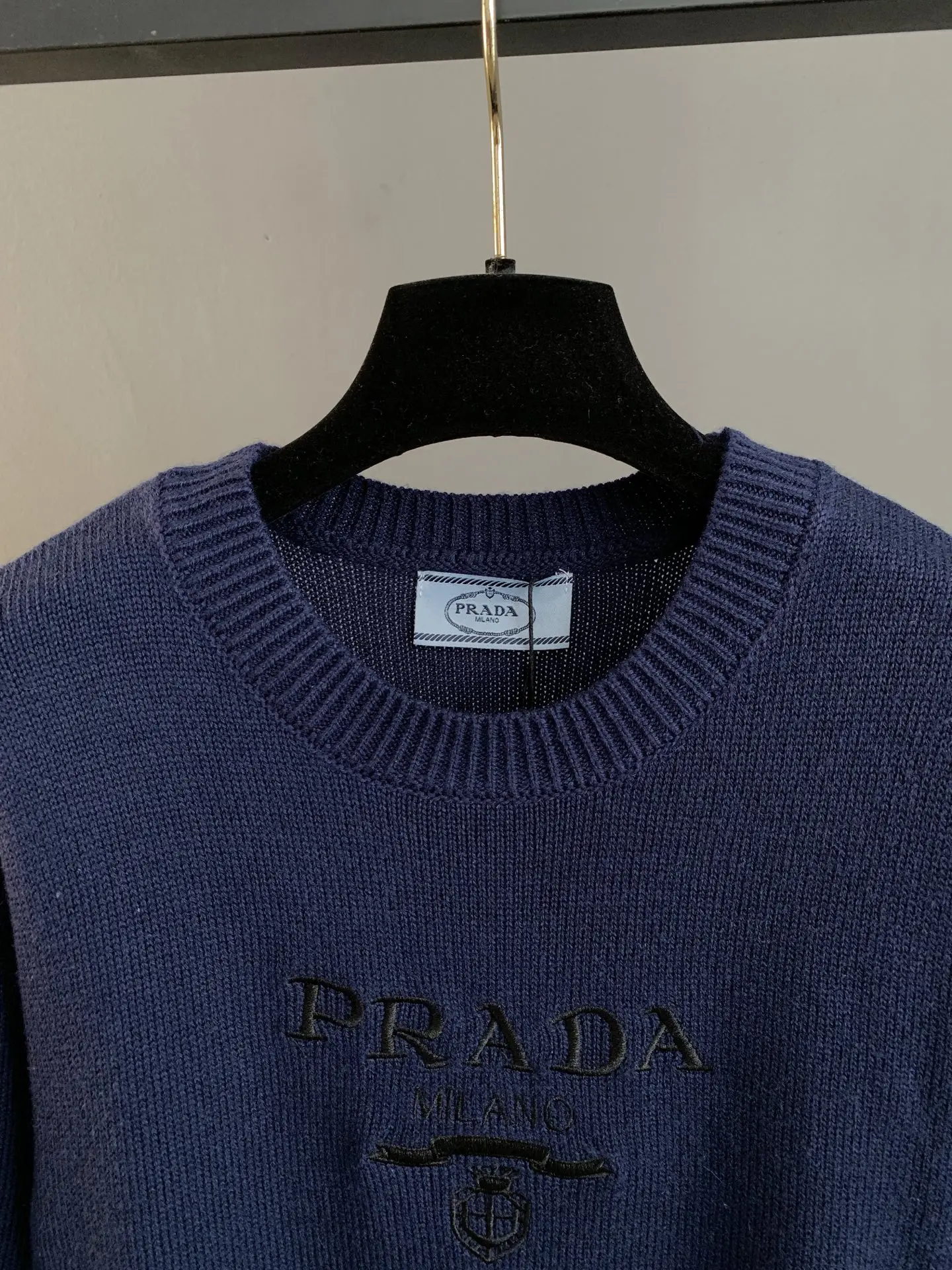 Logo Intarsia Wool and Cashmere-Blend Sweater D23024064 — view 8