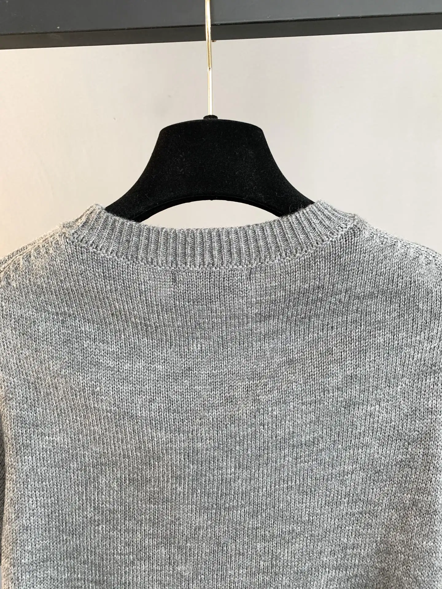 Logo Intarsia Wool and Cashmere-Blend Sweater D23024063 — view 3