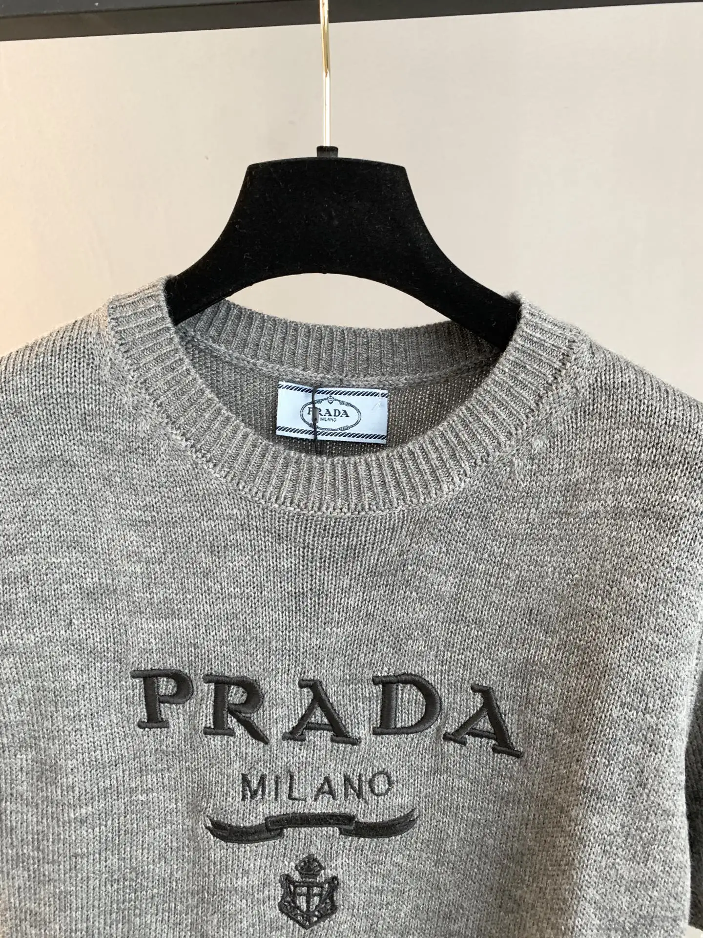 Logo Intarsia Wool and Cashmere-Blend Sweater D23024063 — view 6