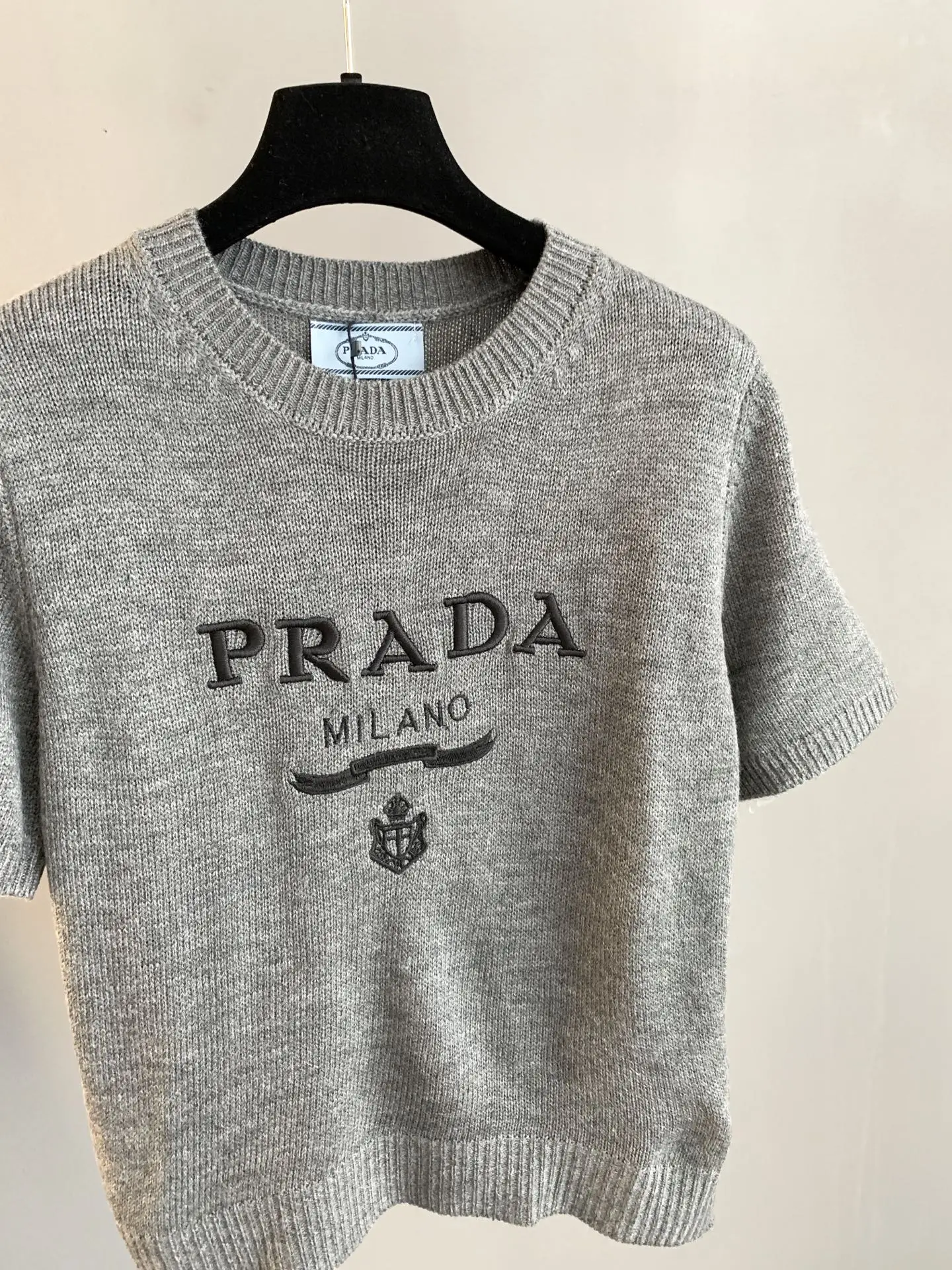 Logo Intarsia Wool and Cashmere-Blend Sweater D23024063 — view 8